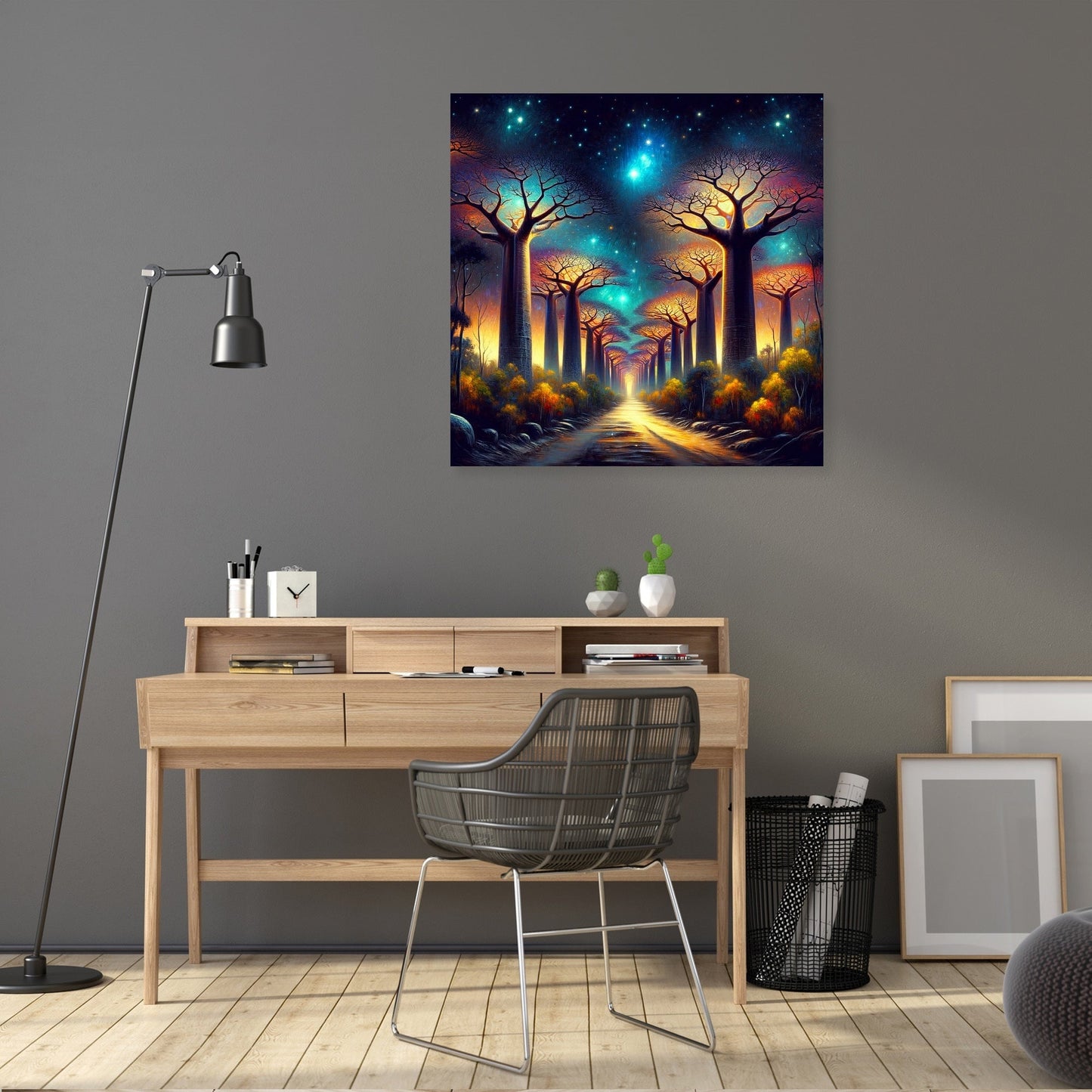 Avenue of the Baobabs Mystique Canvas