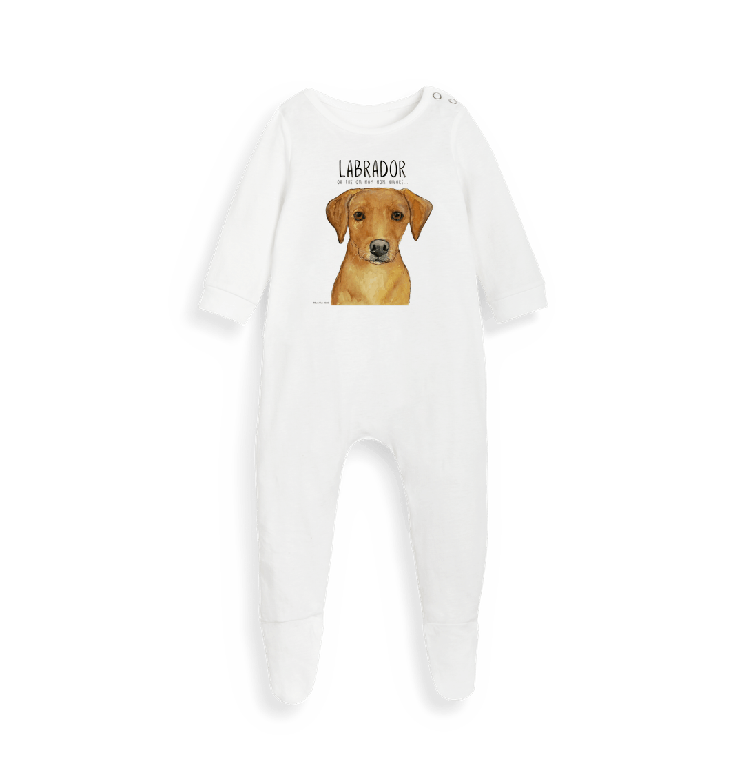 Dreaming of Snacks – The Fox Red Labrador Sleepsuit