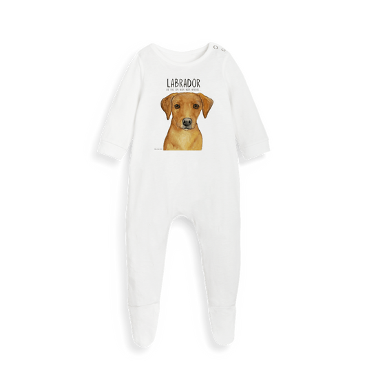 Dreaming of Snacks – The Fox Red Labrador Sleepsuit