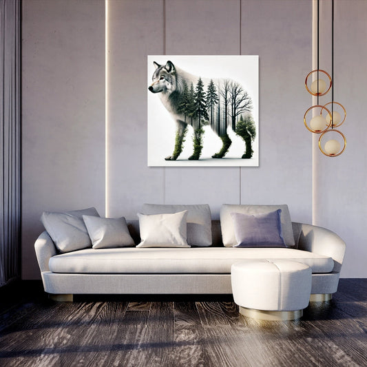 Wolf's Forest Spirit Canvas