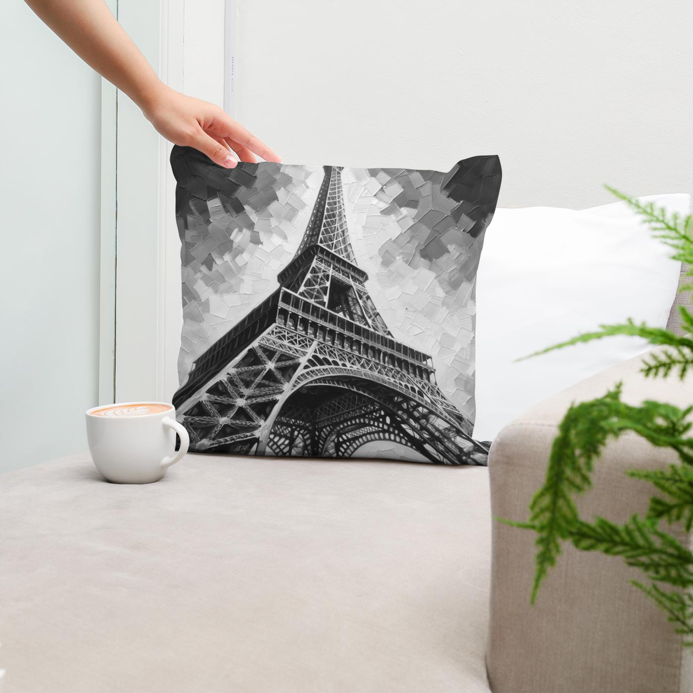 Mystique of Paris Eiffel Tower Cotton Cushion