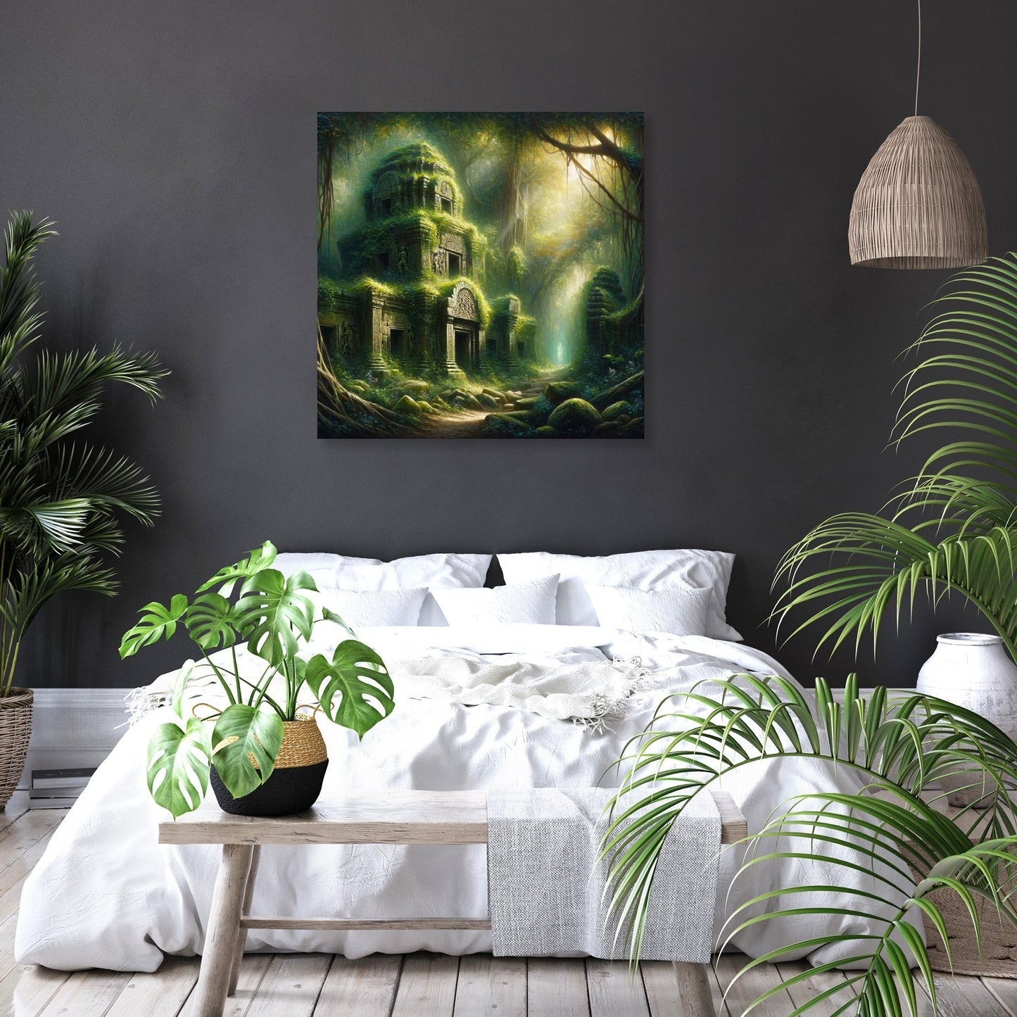 Jungle Ruins Canvas