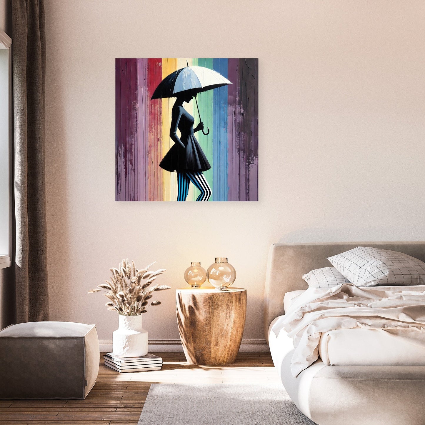 Midnight Rainbow Canvas