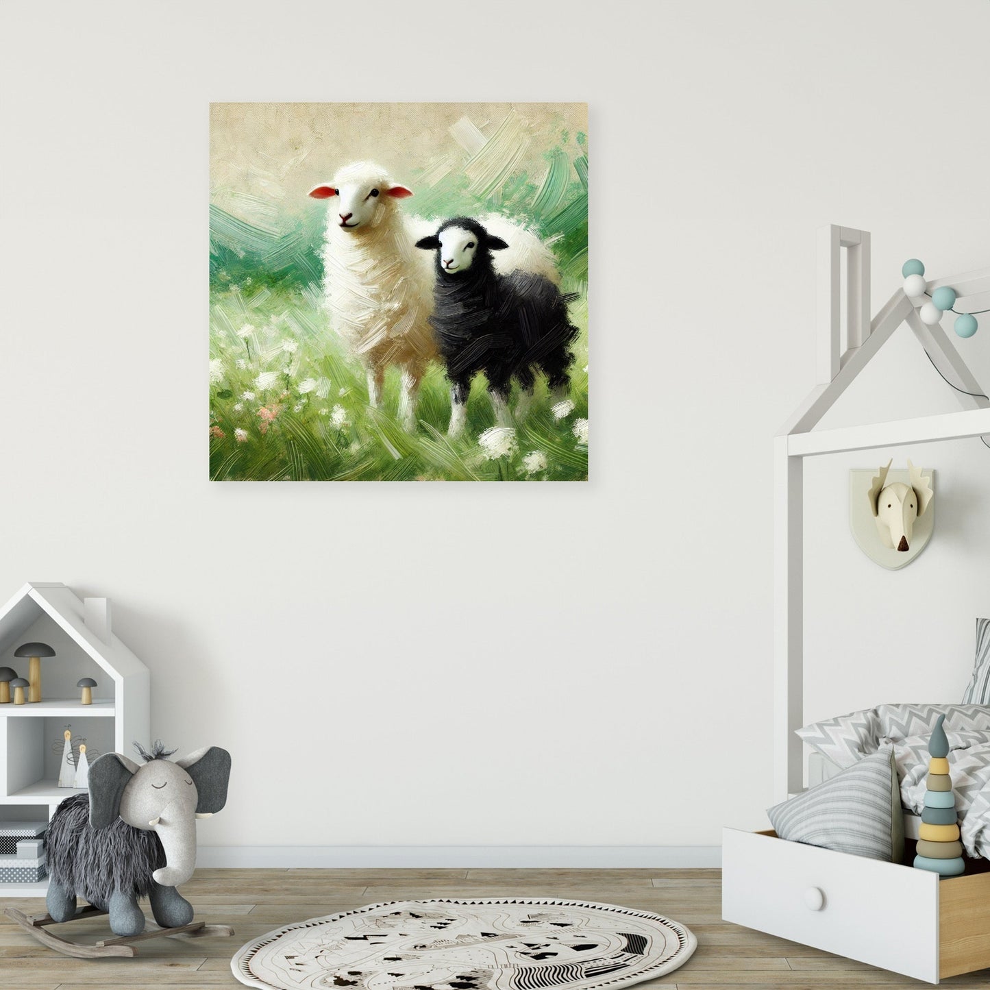 Countryside Sheep Canvas