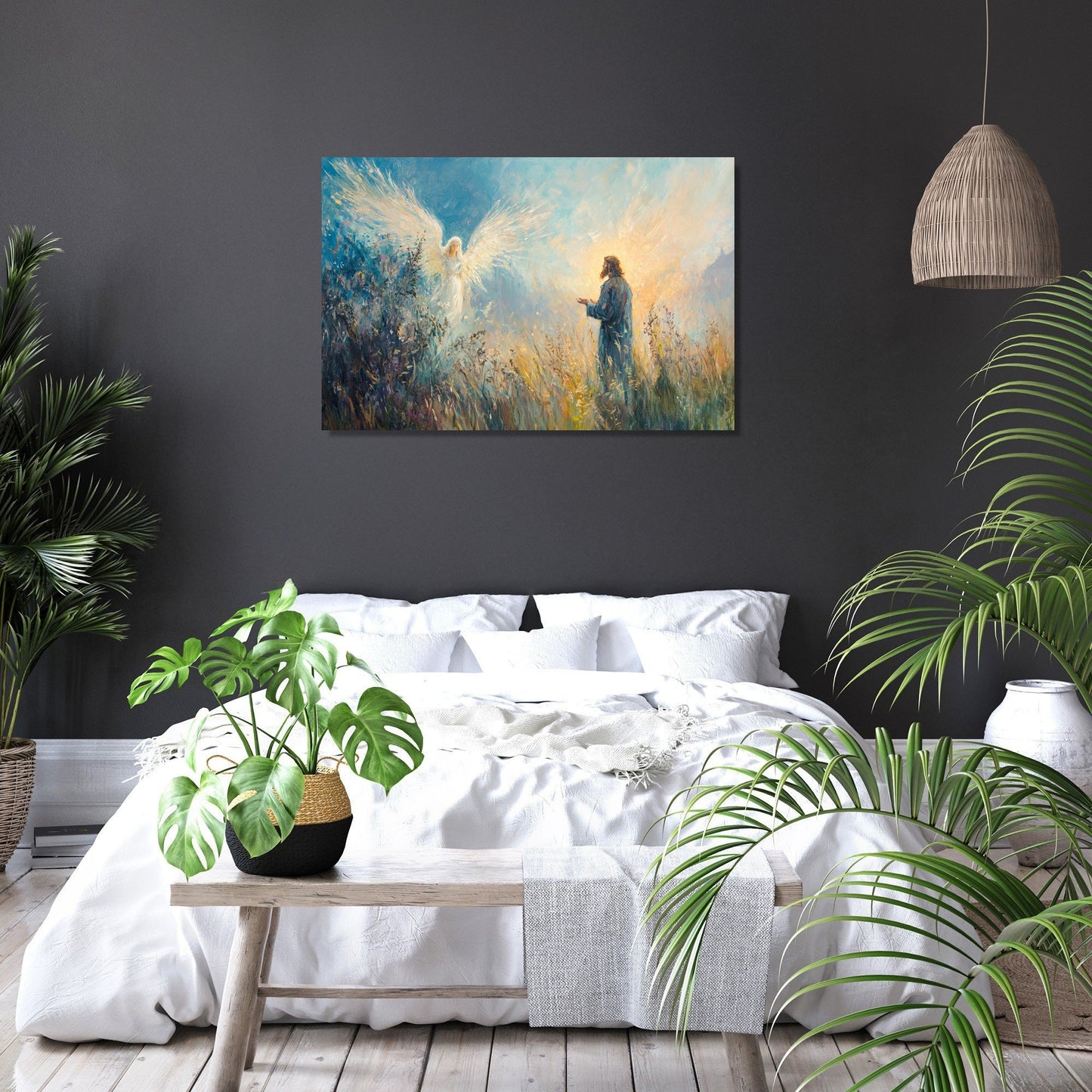 Saint David's Angelic Canvas