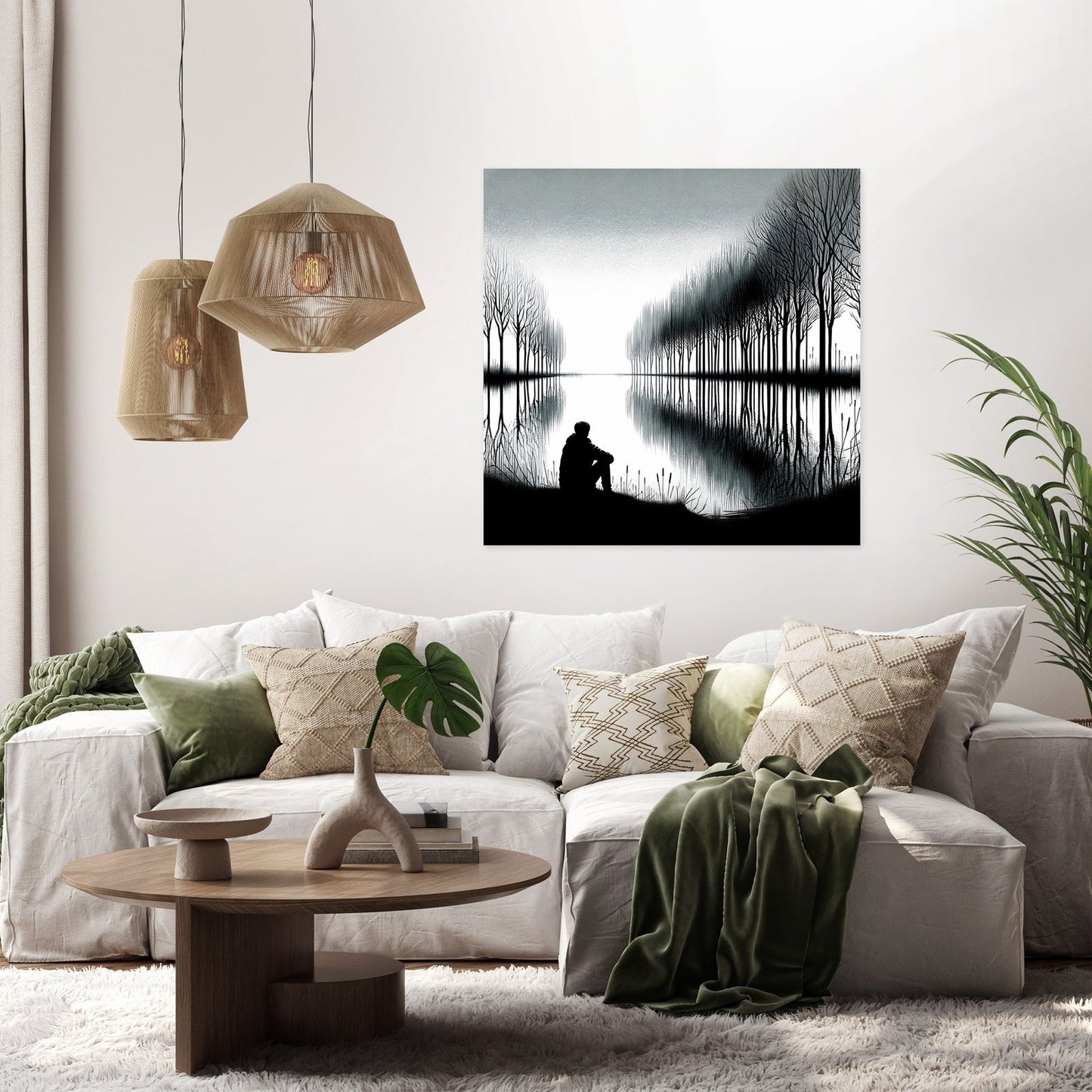 Reflections of Solitude Canvas