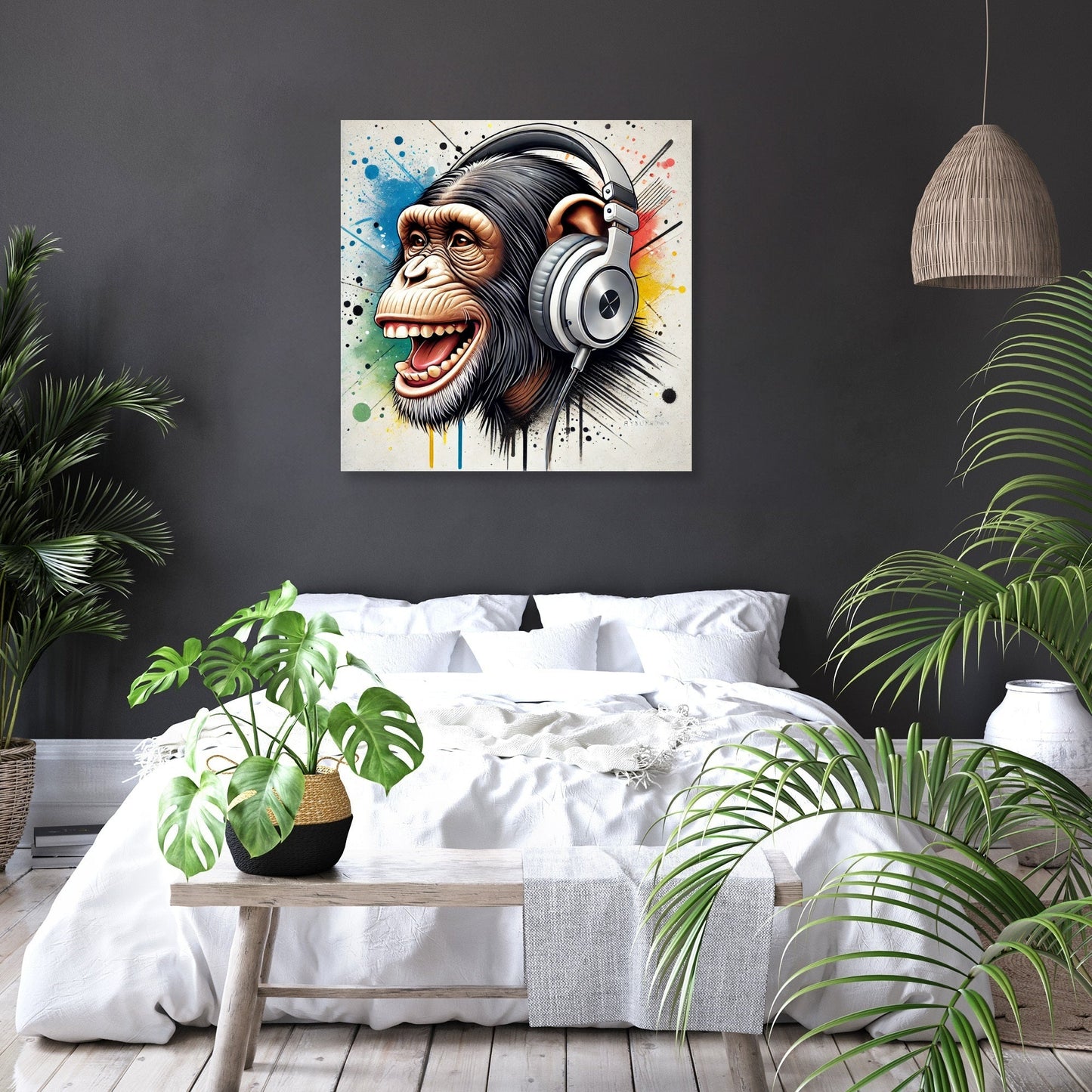 Street Vibe Chimp Canvas