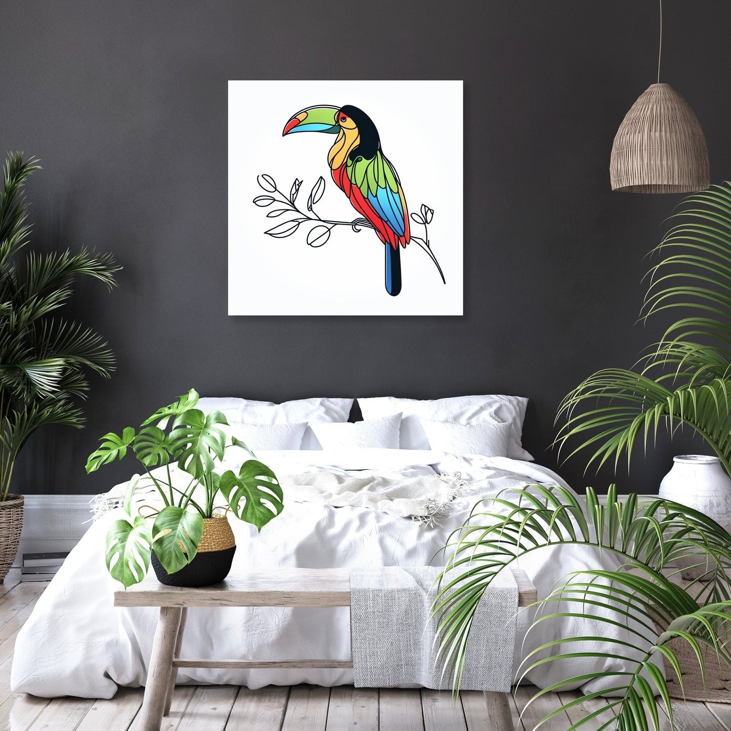 Vibrant Minimalism Canvas