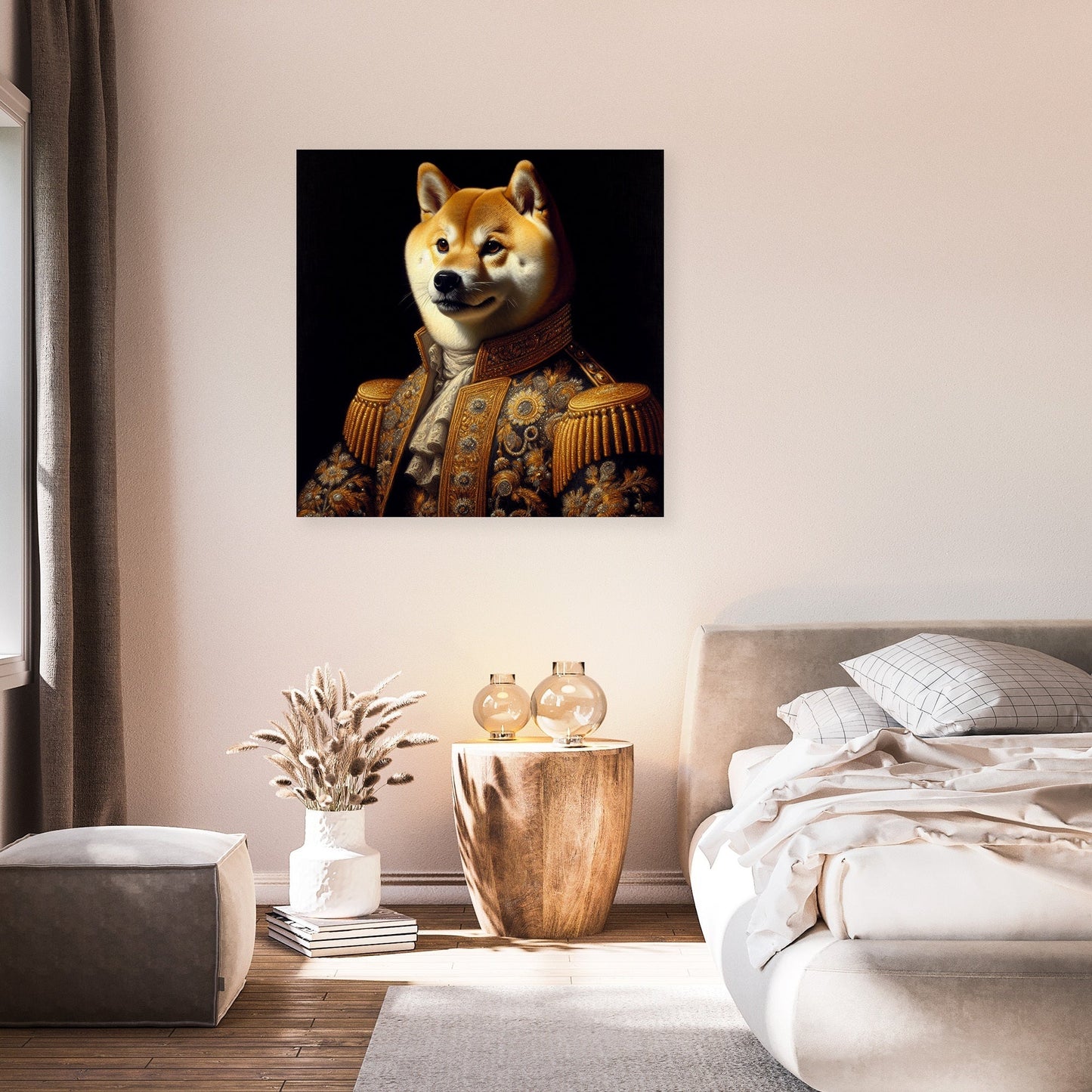Royal Shiba Impressions Canvas