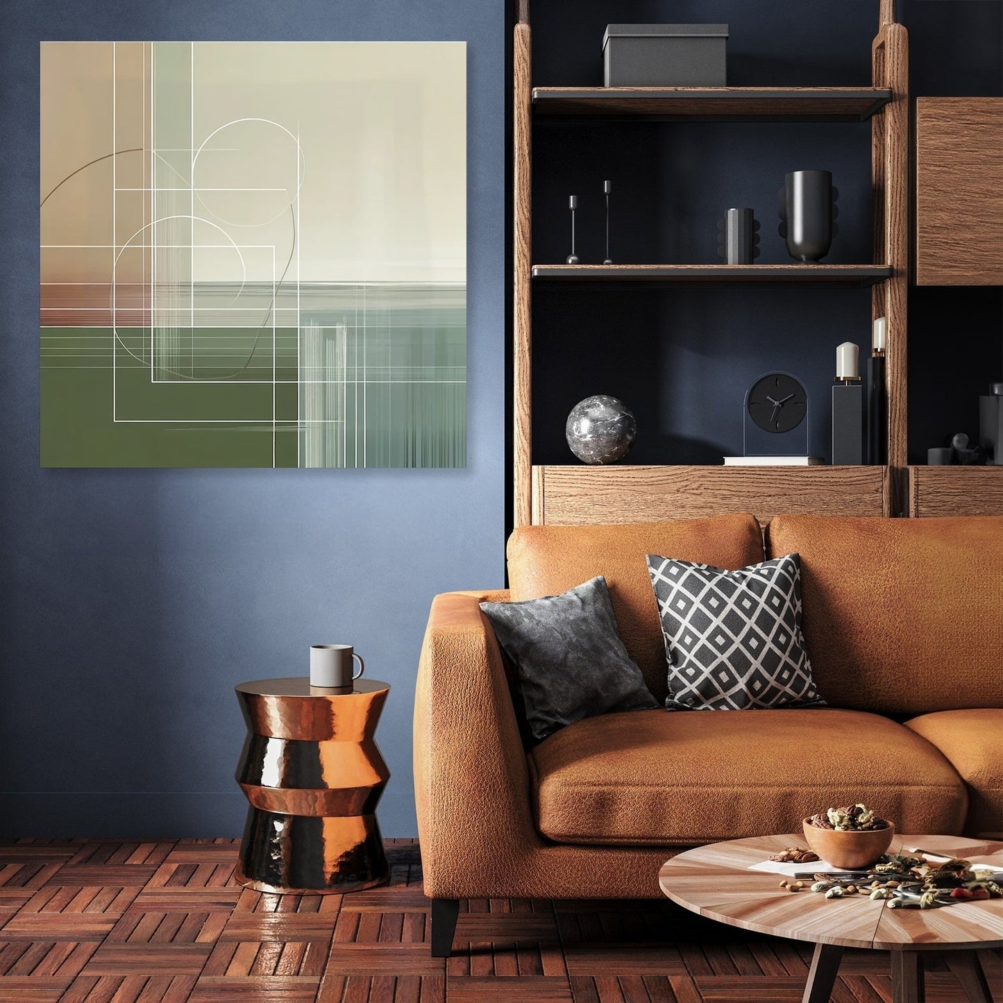 Harmony Lines Canvas