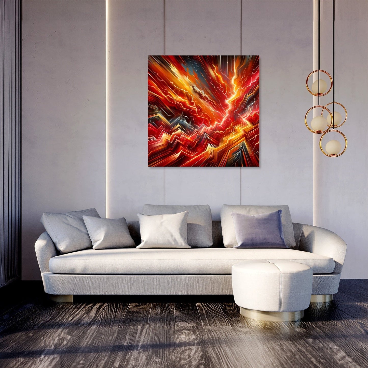 Excitement Sparked Canvas