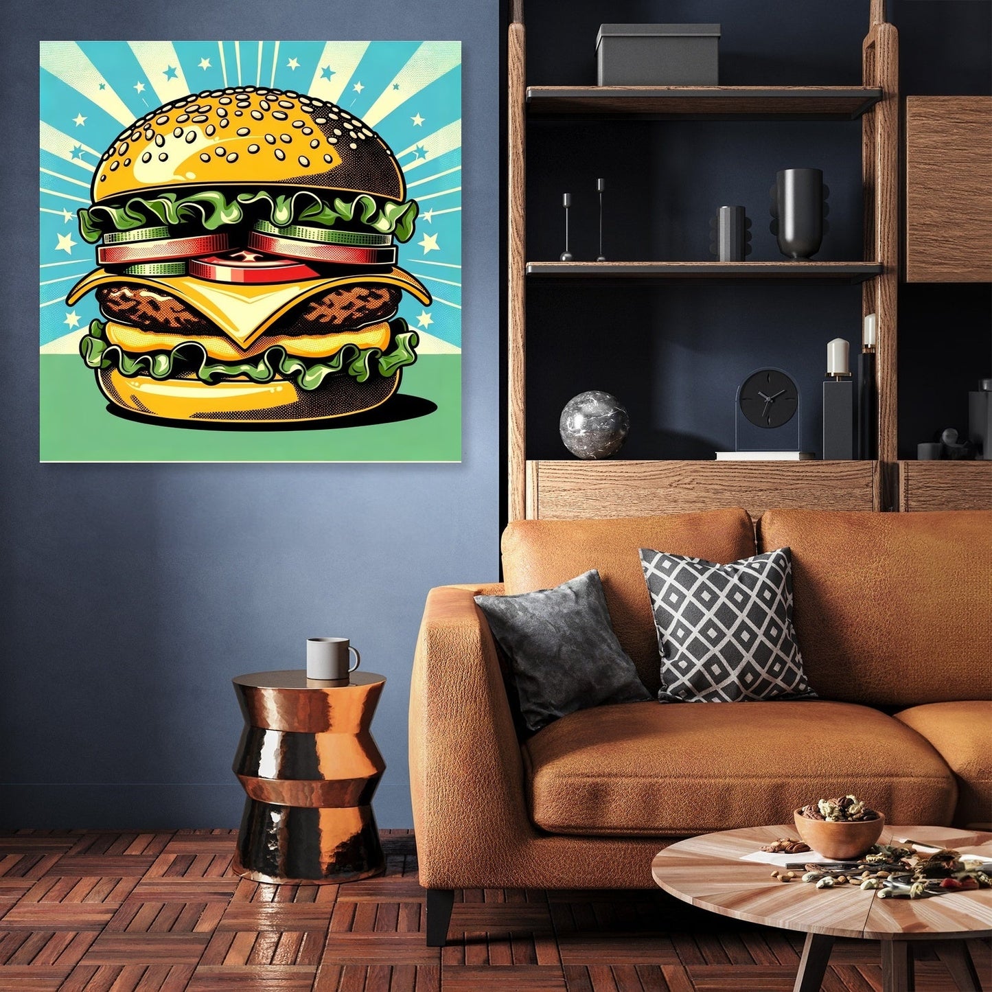 Pop Burger Canvas