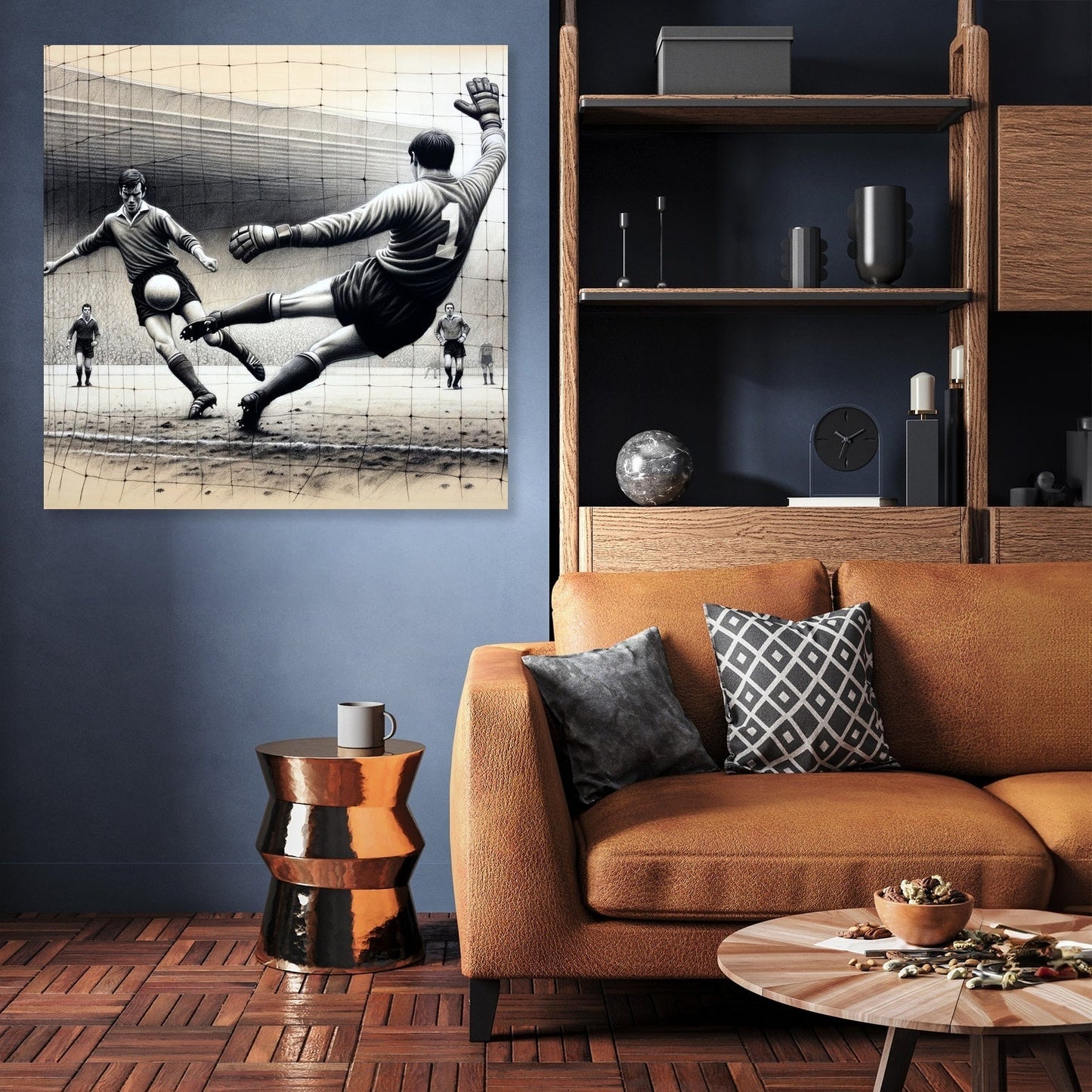 Penalty Kick Tension Canvas