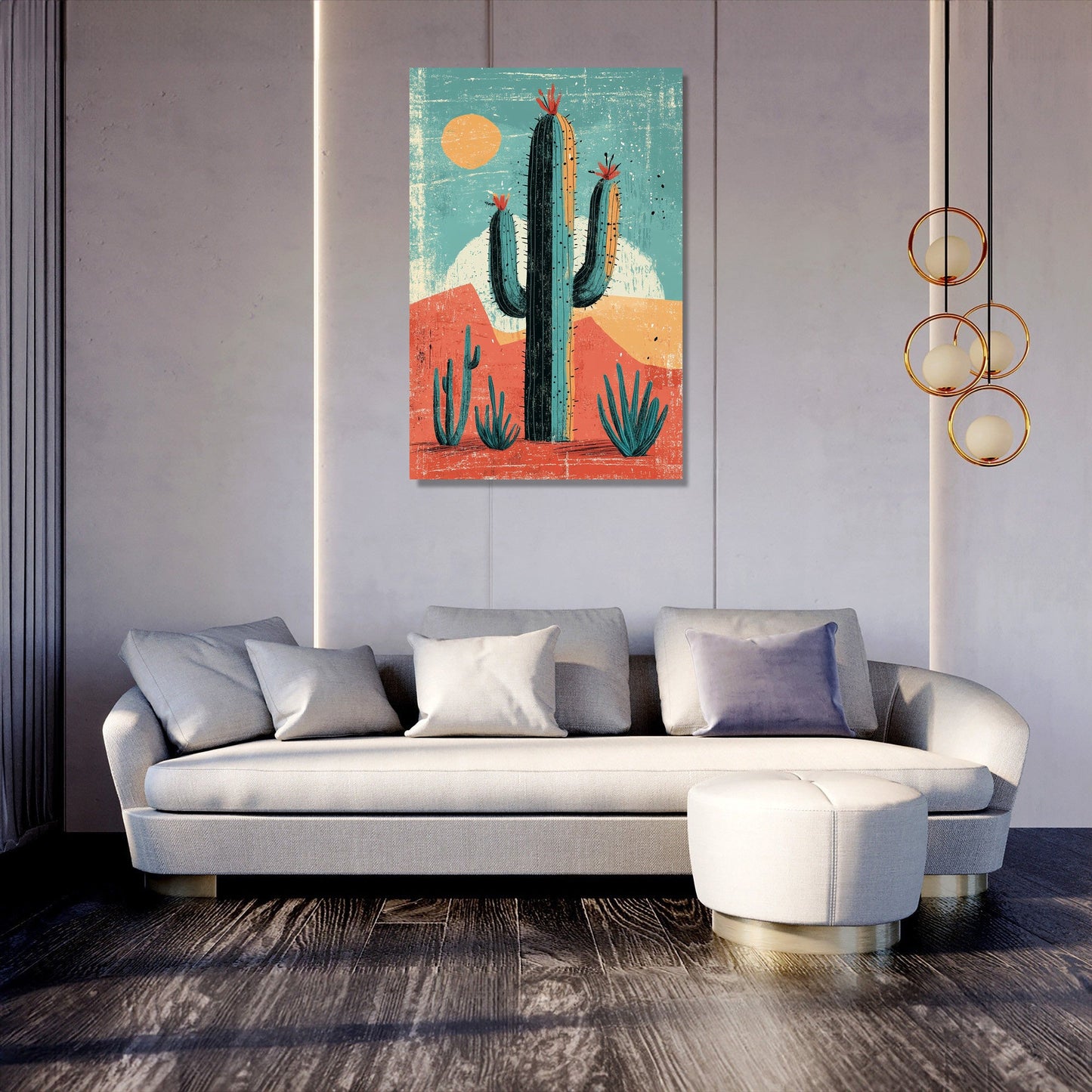 Cactus Serenade Canvas