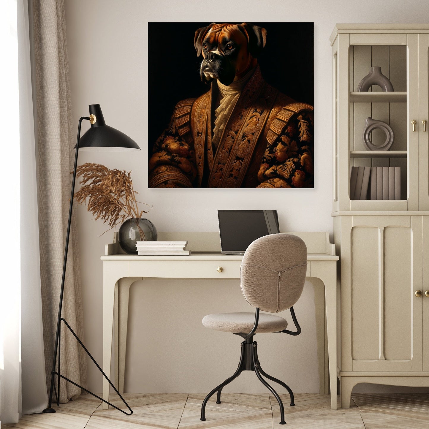 Regal Boxer Nostalgia Canvas