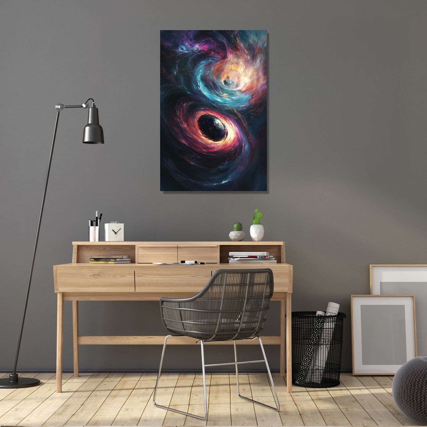 Cosmic Vortex Canvas