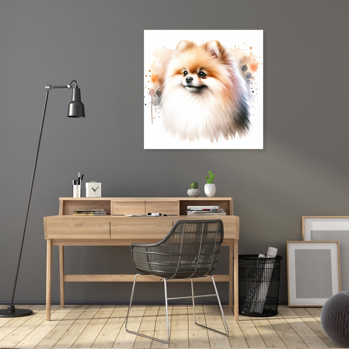 Pomeranian Elegance Canvas