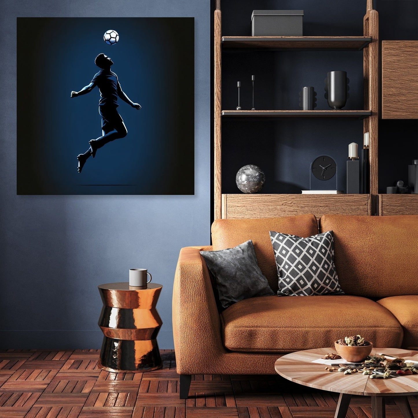 Merseyside Navy Header Canvas