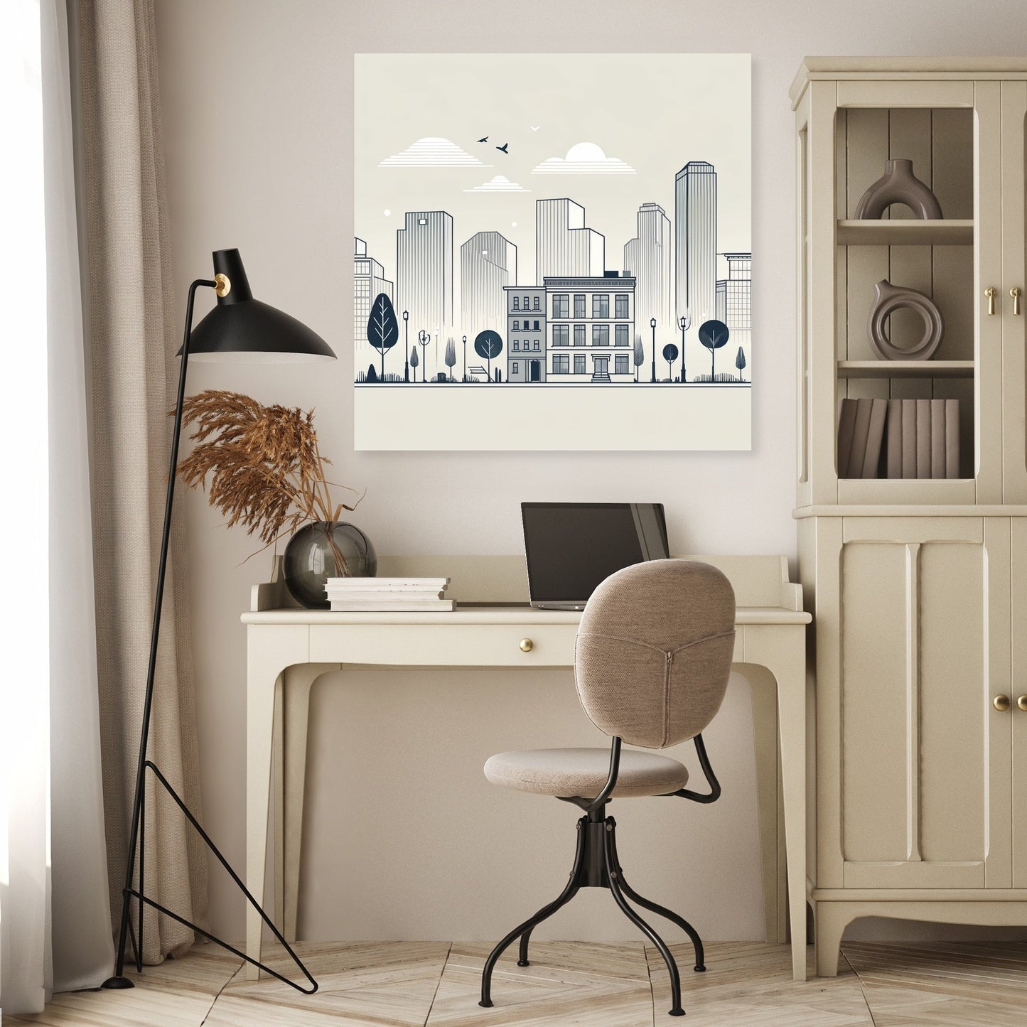 Dusk City Elegance Canvas