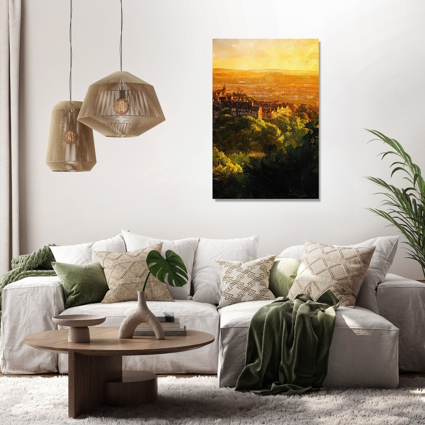 Arthur's Seat Sunset Canvas