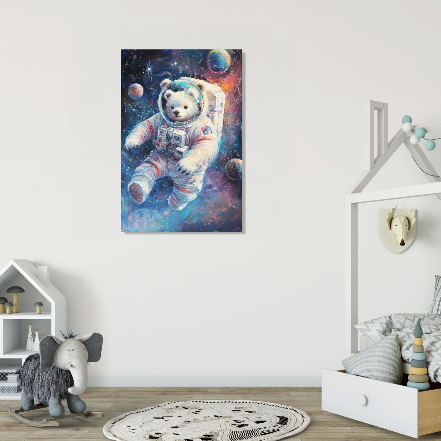 Cosmic Bear Canvas
