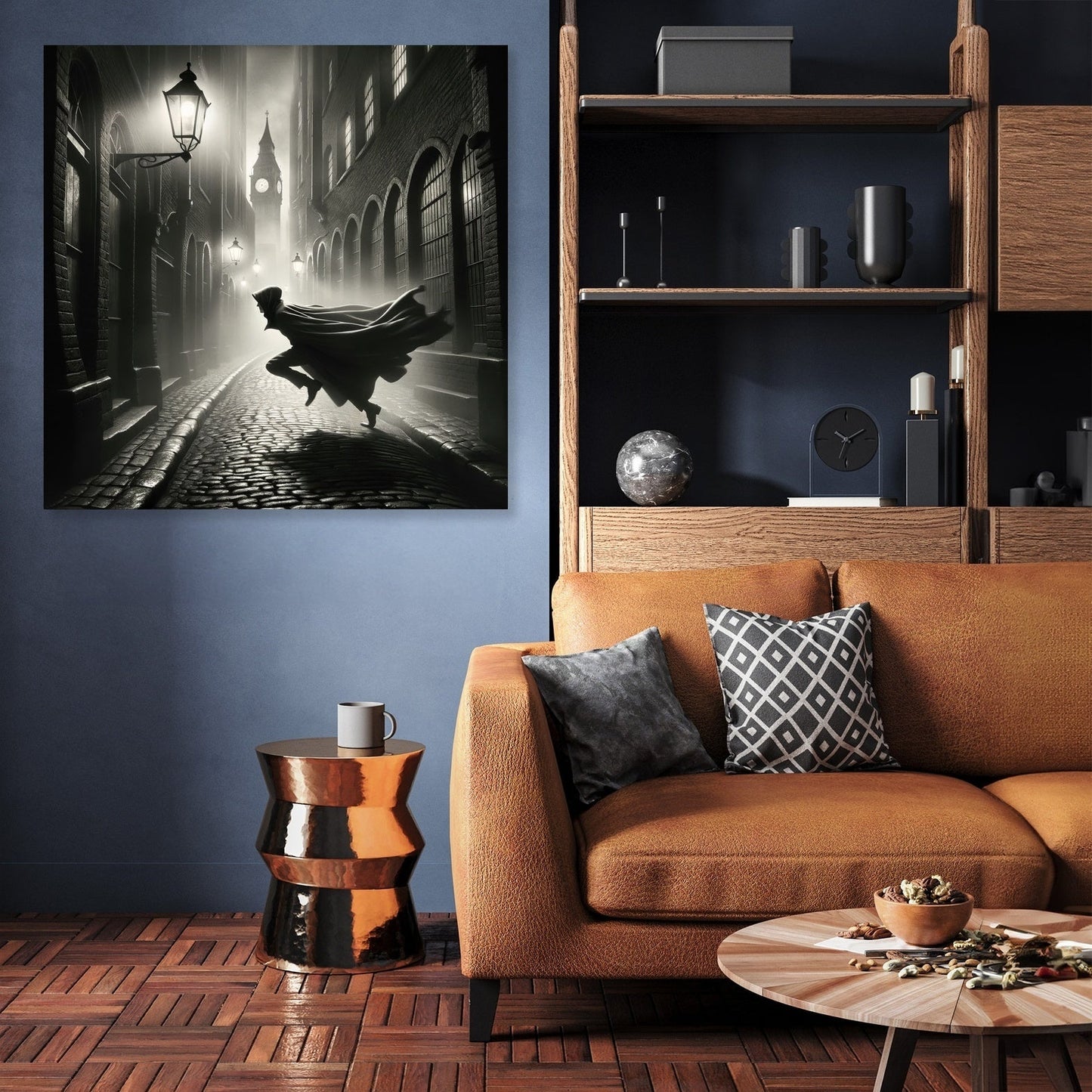 Chase Through the Shadows Canvas