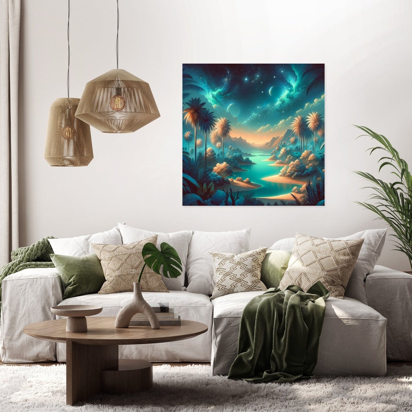 Celestial Oasis Canvas