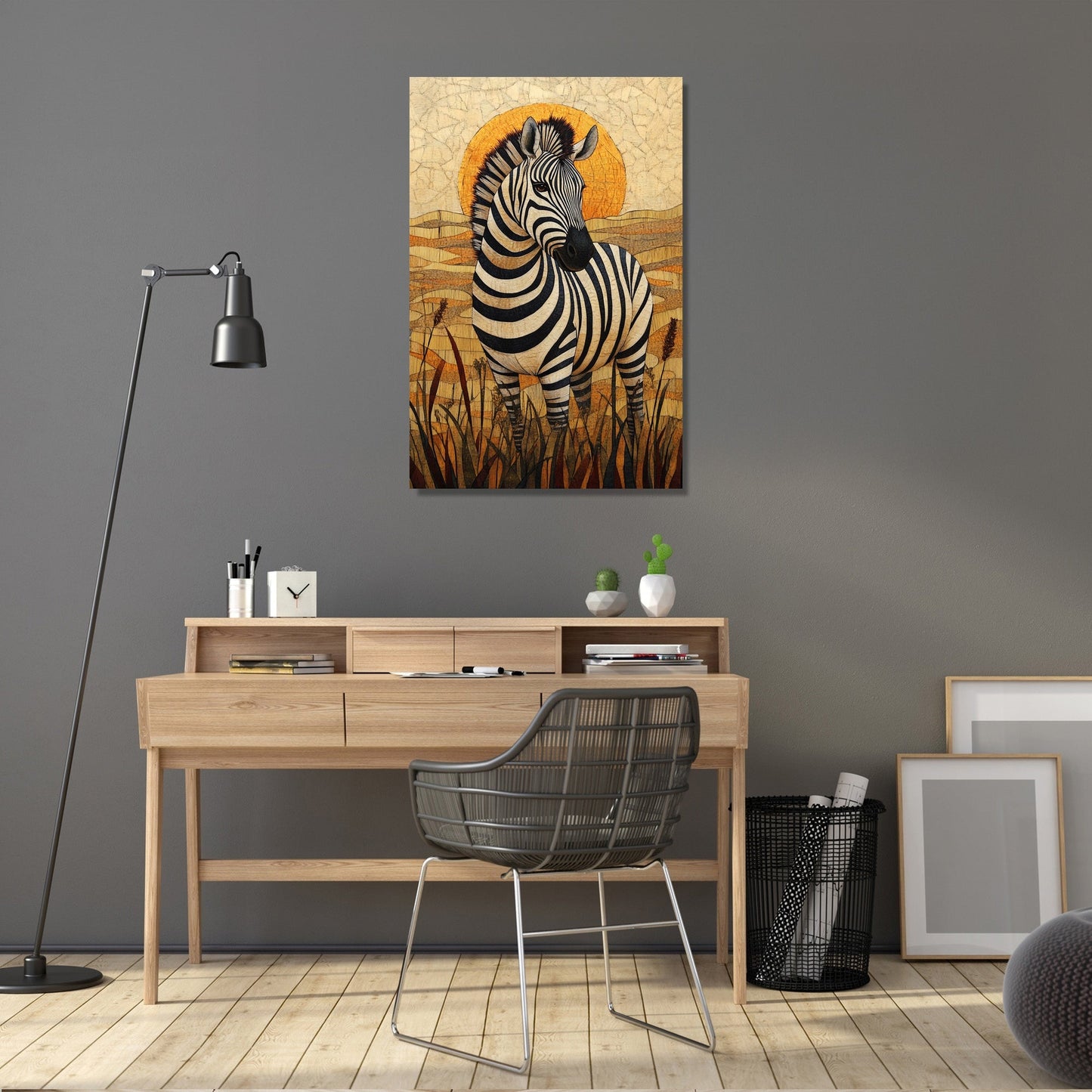 Zebra Elegance Canvas