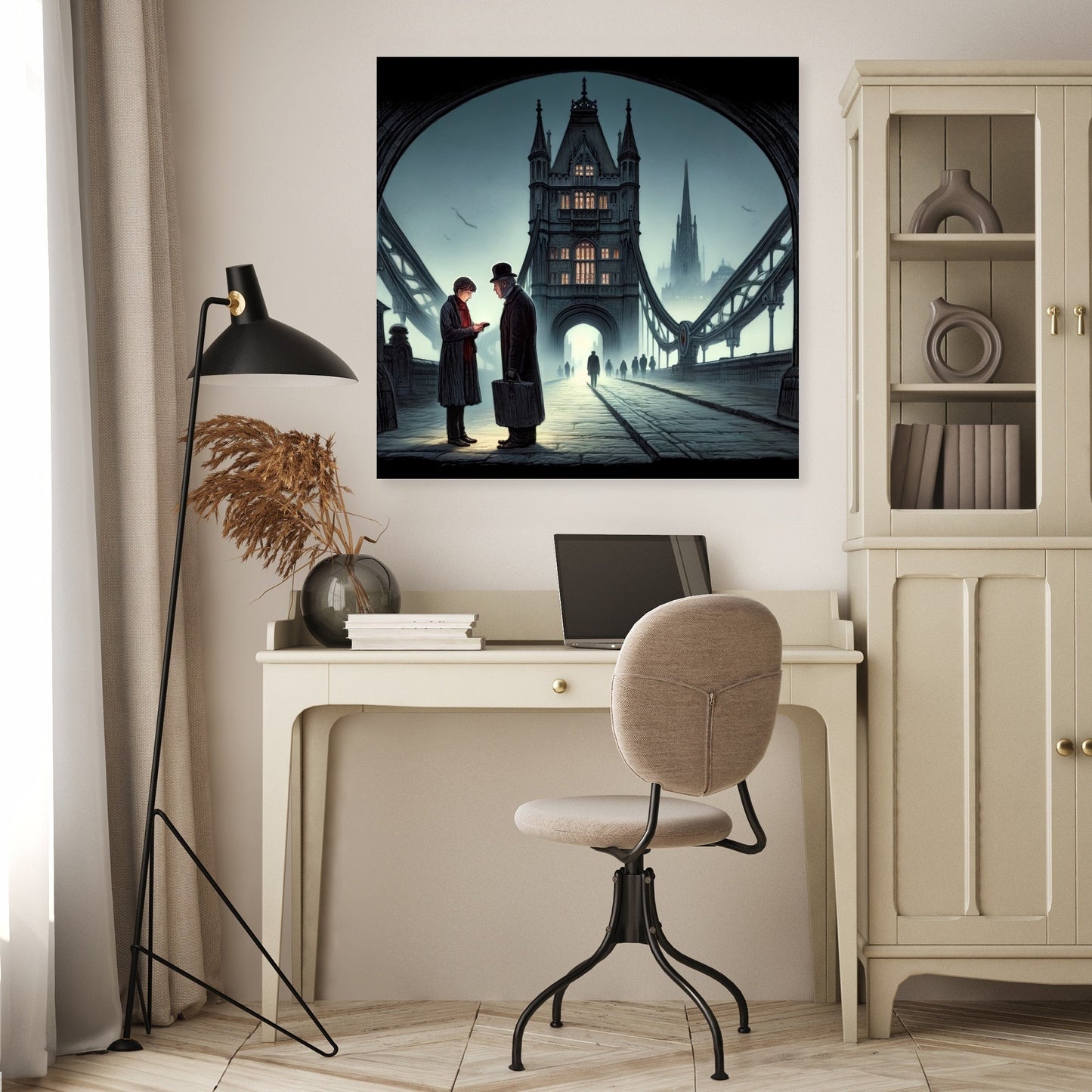 Whispered Secrets on London Bridge Canvas