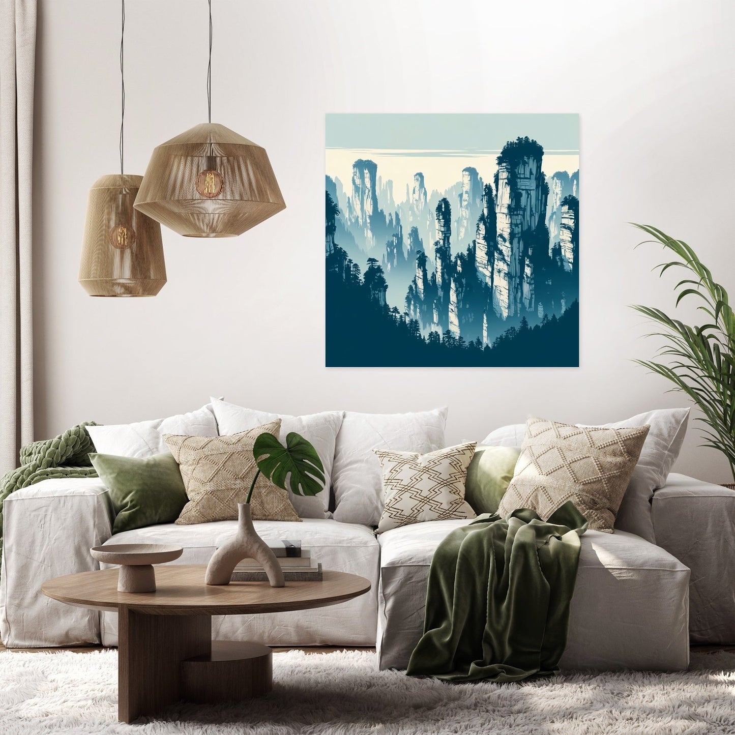 Zhangjiajie Peaks Canvas