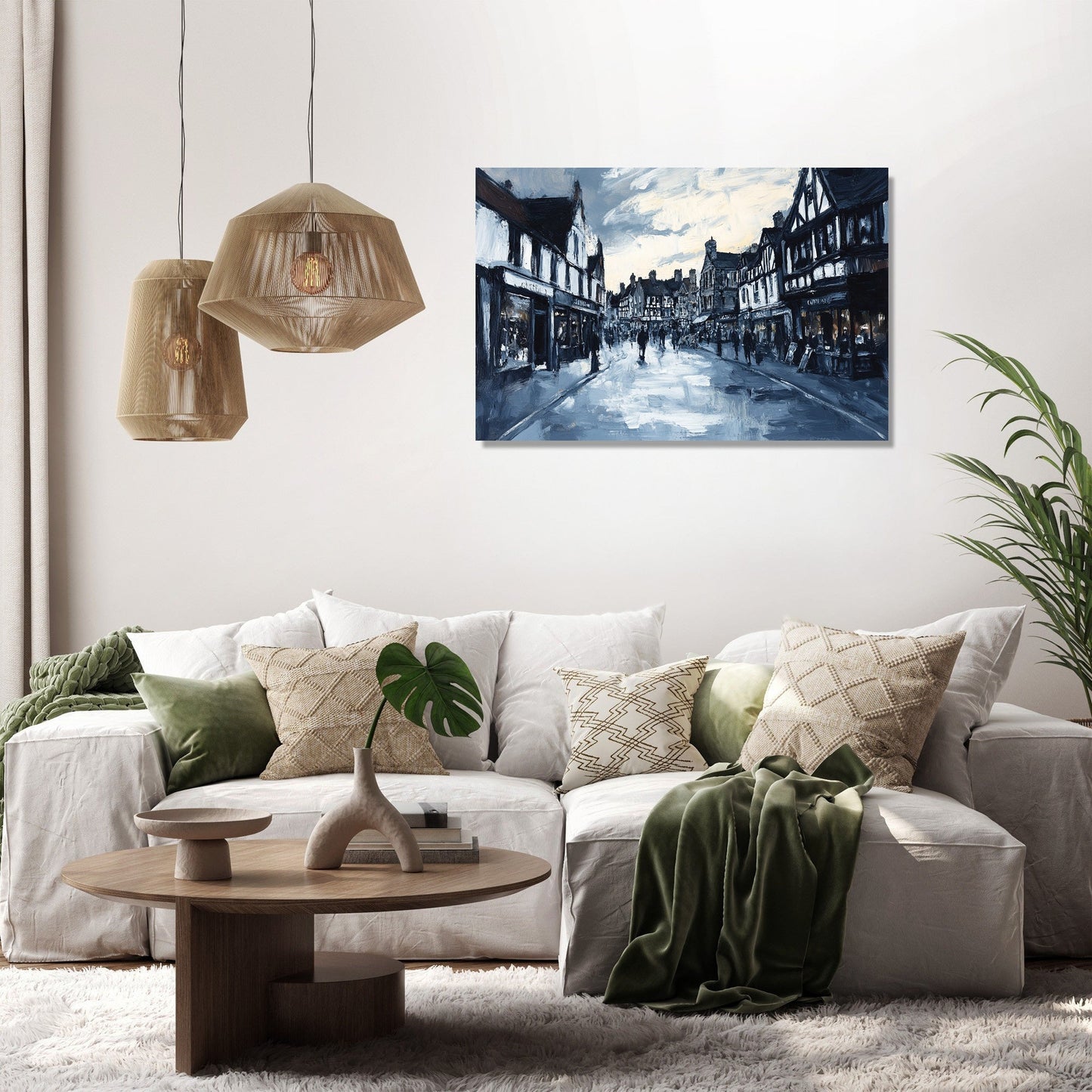 Chester Rows Twilight Canvas