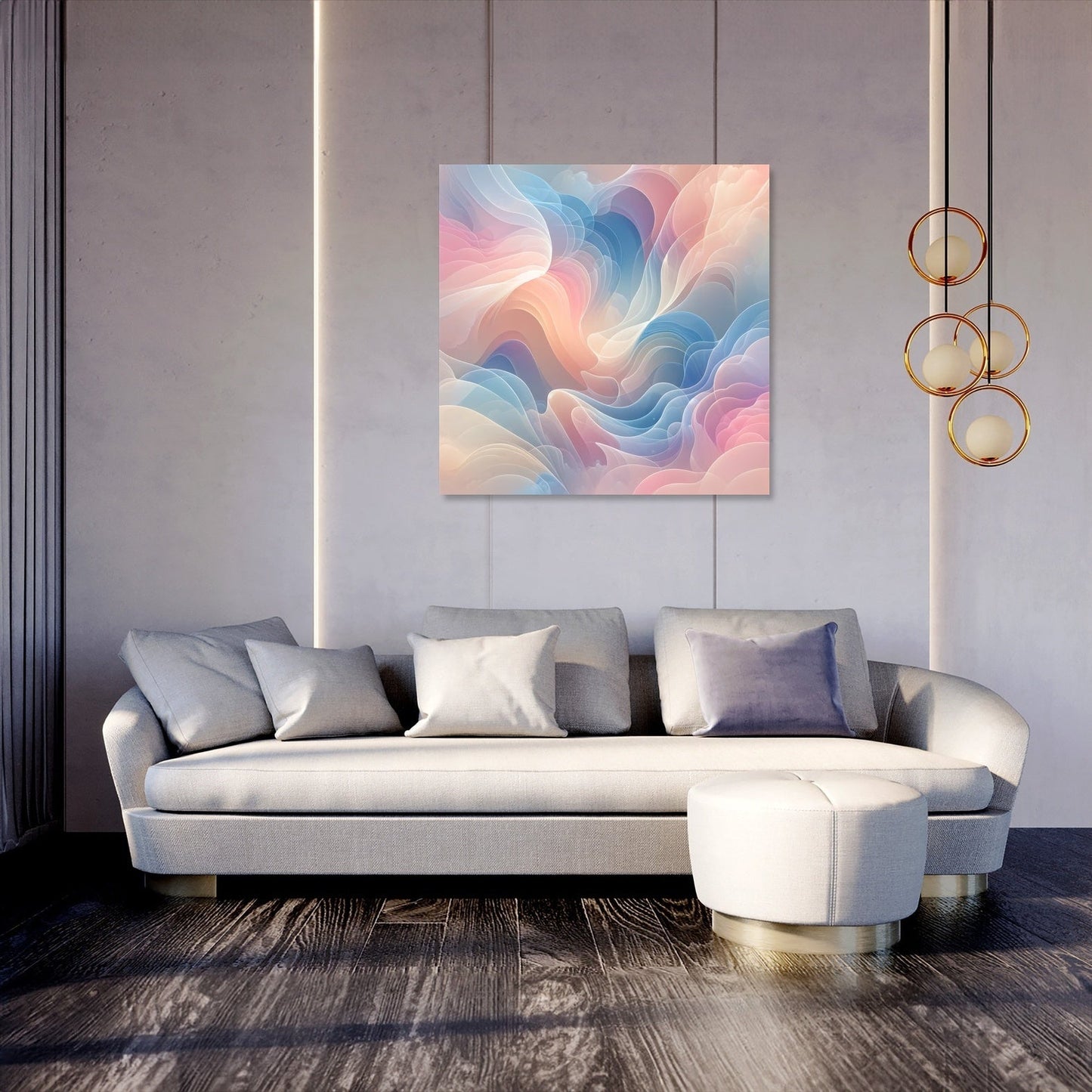 Pastel Dreamscape Canvas