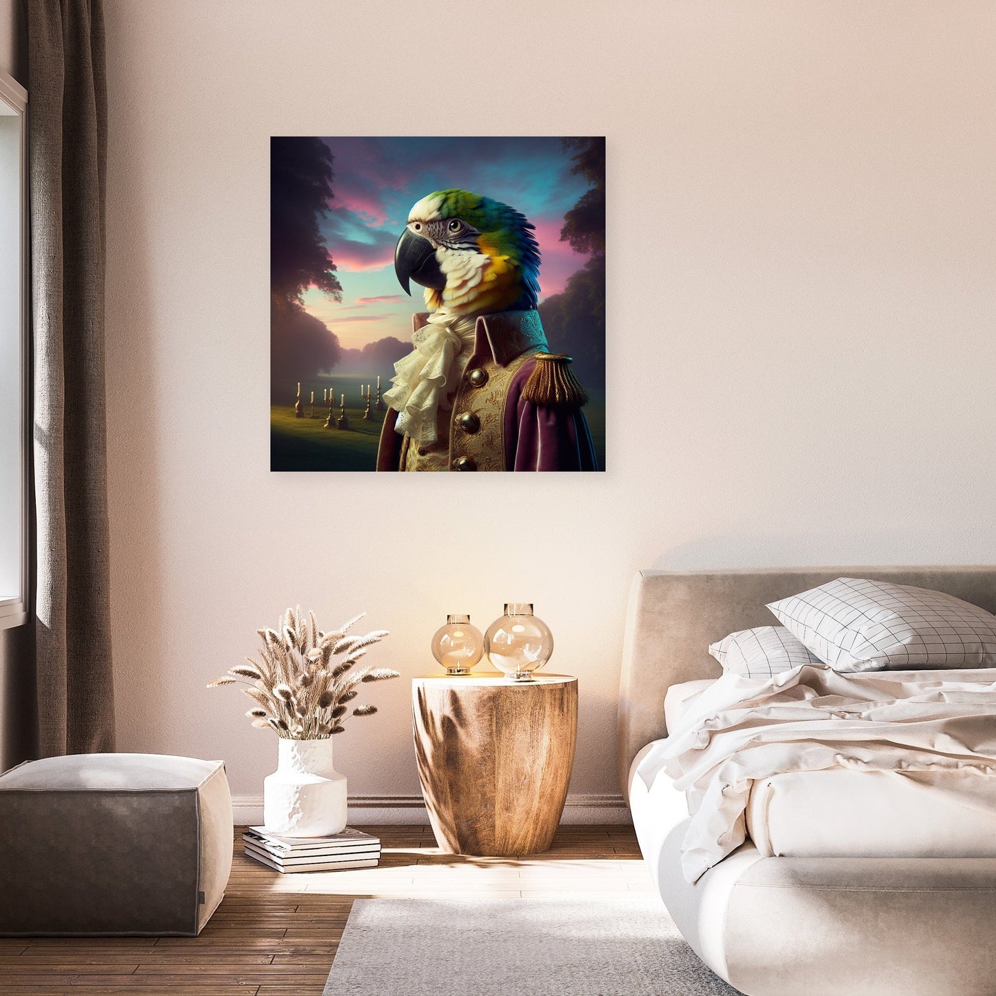 Regal Parrot Majesty Canvas