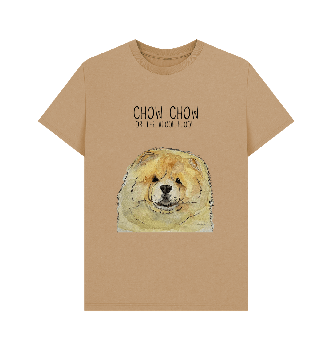 Fawn Chow Chow "Aloof Floof" Men's T-Shirt – Style with a Fluffy Twist!