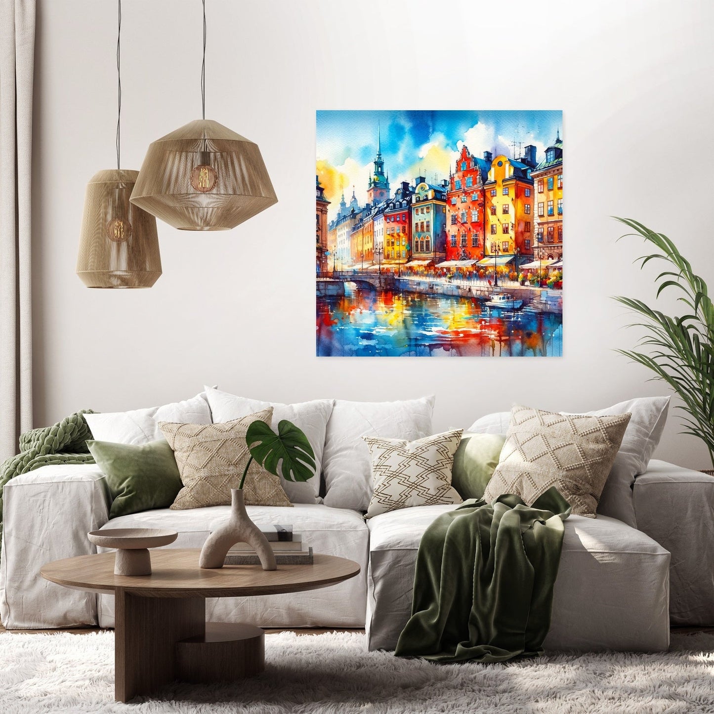 Stockholm Historic Hues Canvas