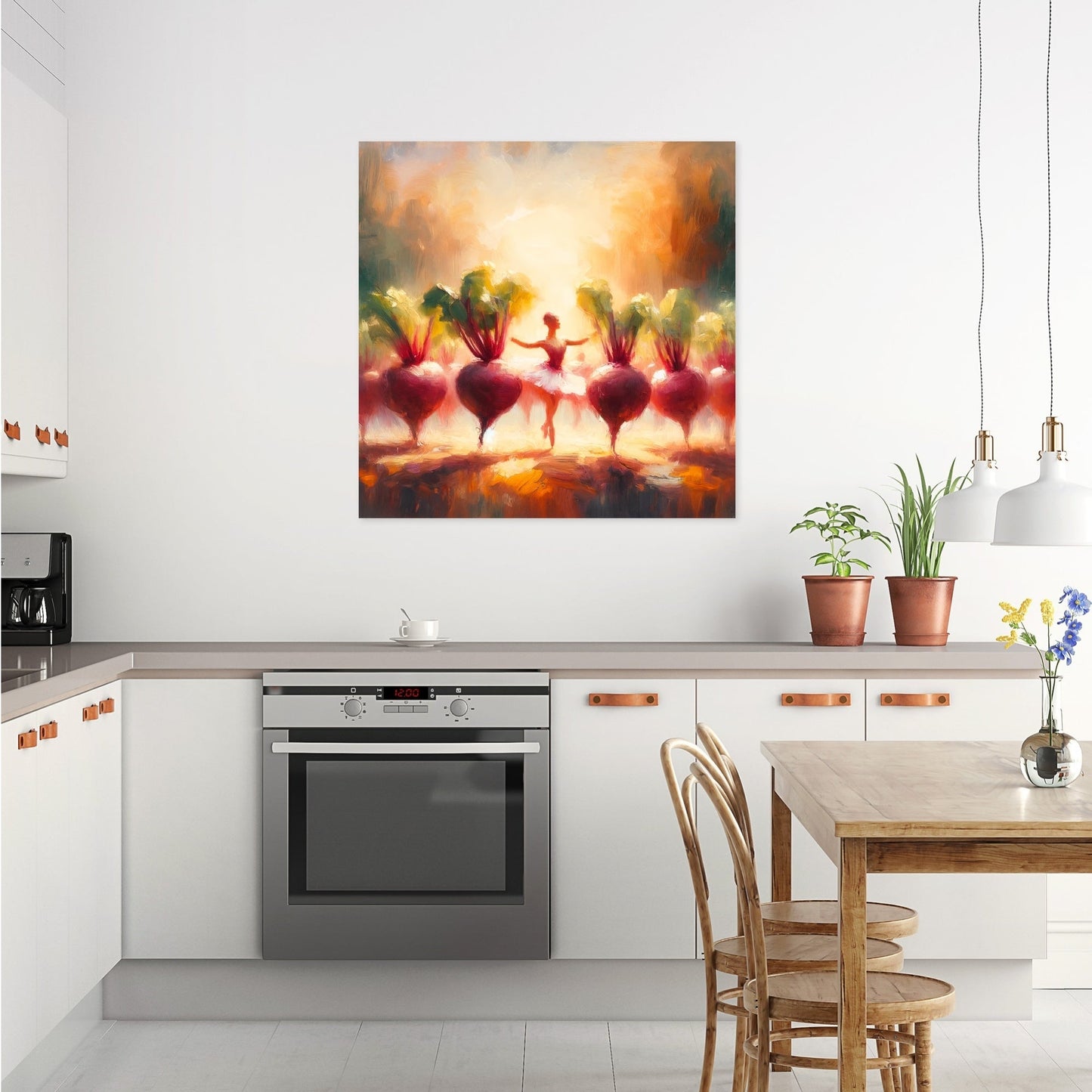 Beetroot Ballet Bliss Canvas