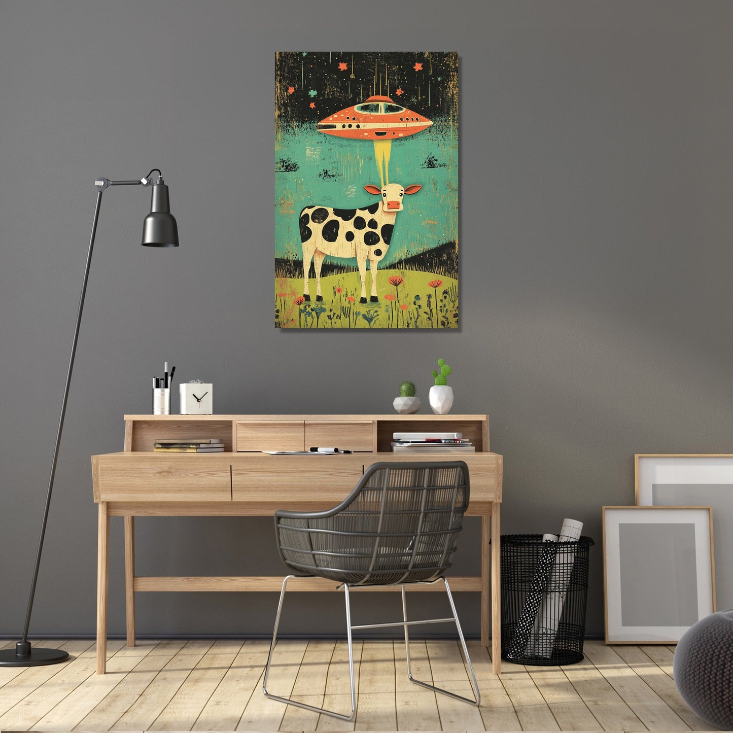 Cosmic Cow Canvas