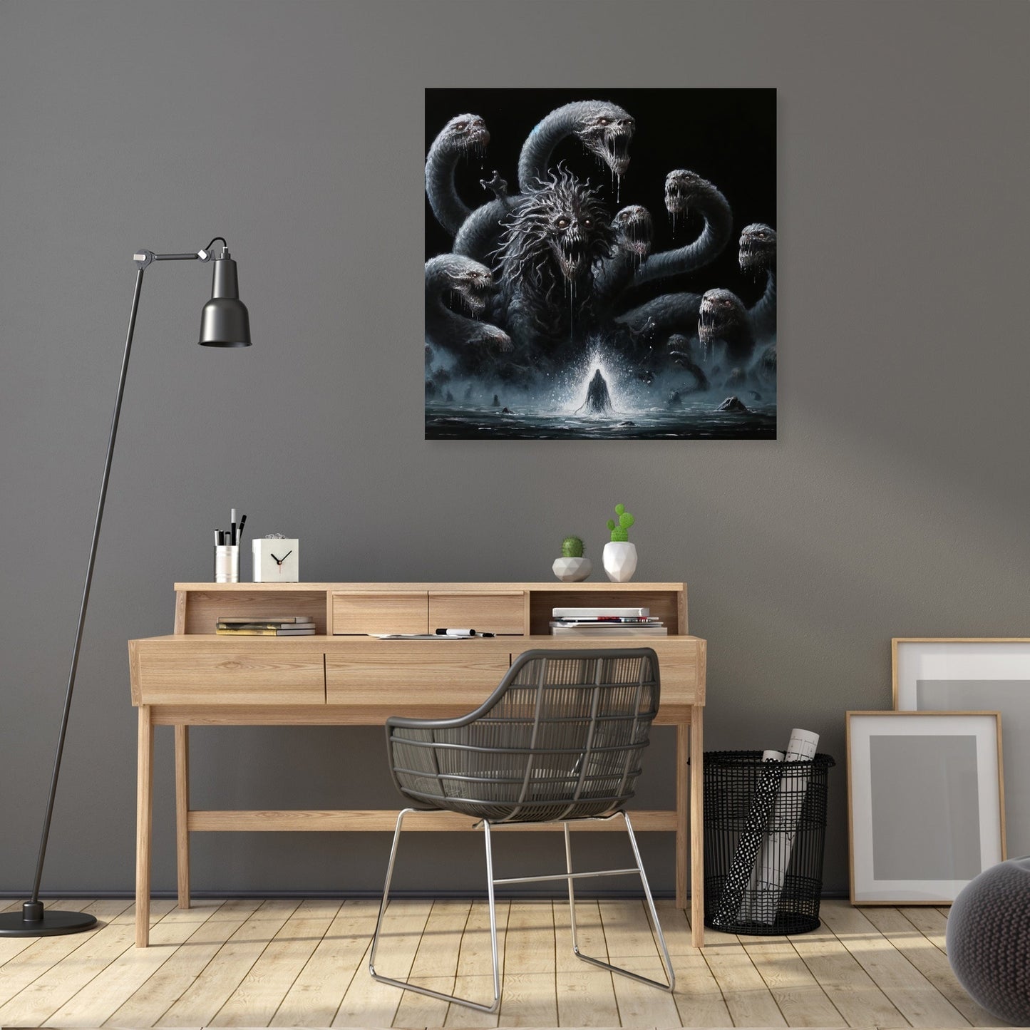 Swamp Battle Canvas