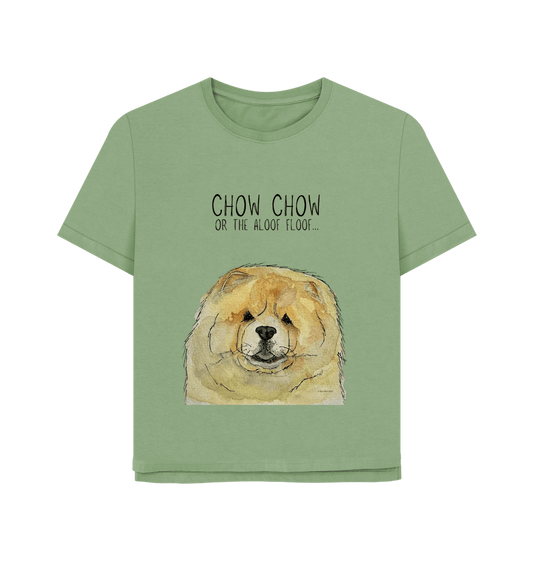 Chow Down in Style: Fawn Chow Chow Relaxed Fit T-Shirt