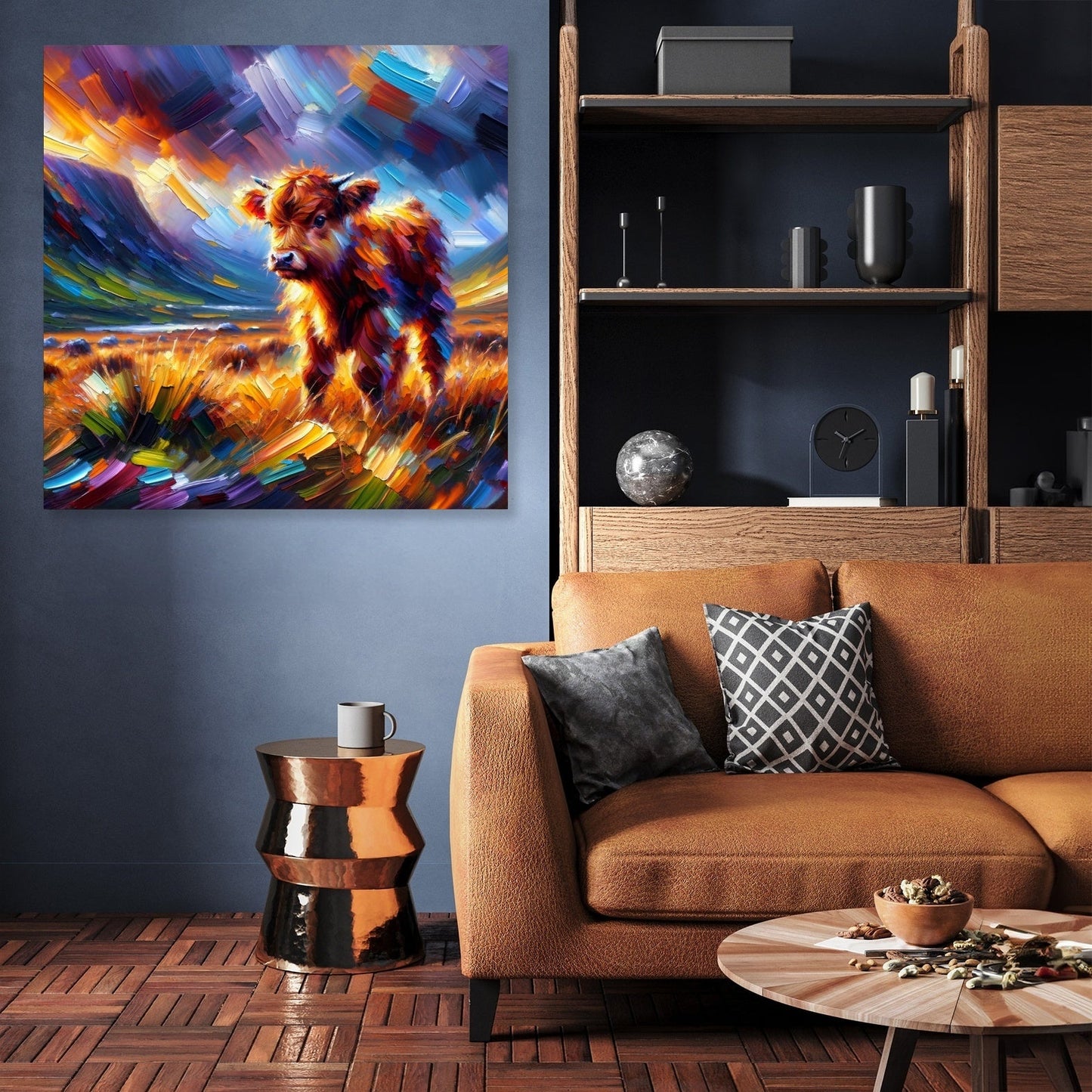 Highland Emotion Canvas