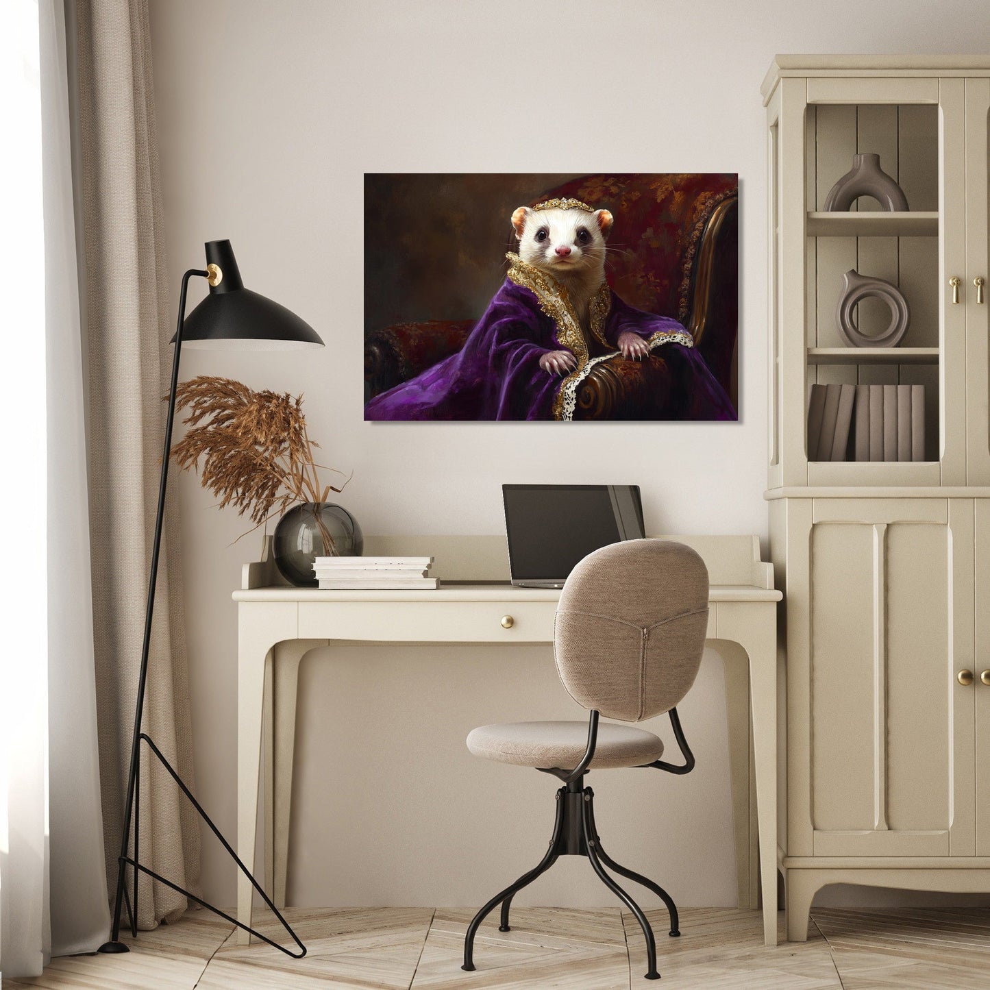 Regal Ferret Canvas