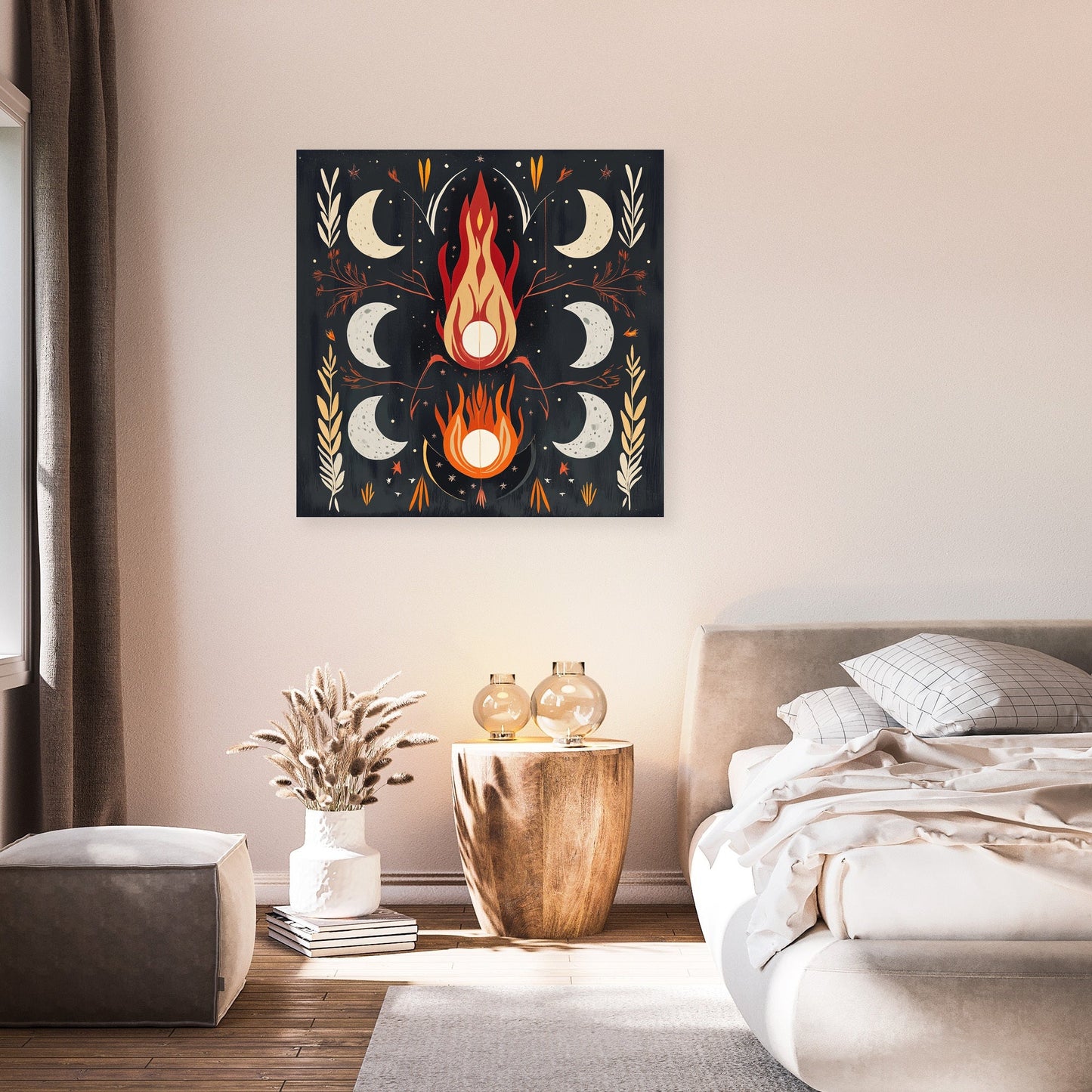 Lunar Fire Celebration Canvas