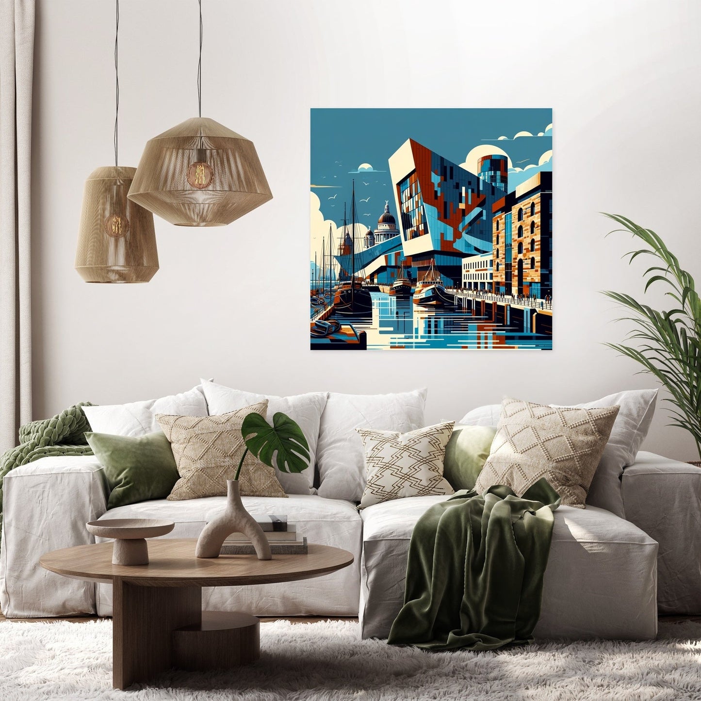 Liverpool Merseyside Maritime Modernism Canvas