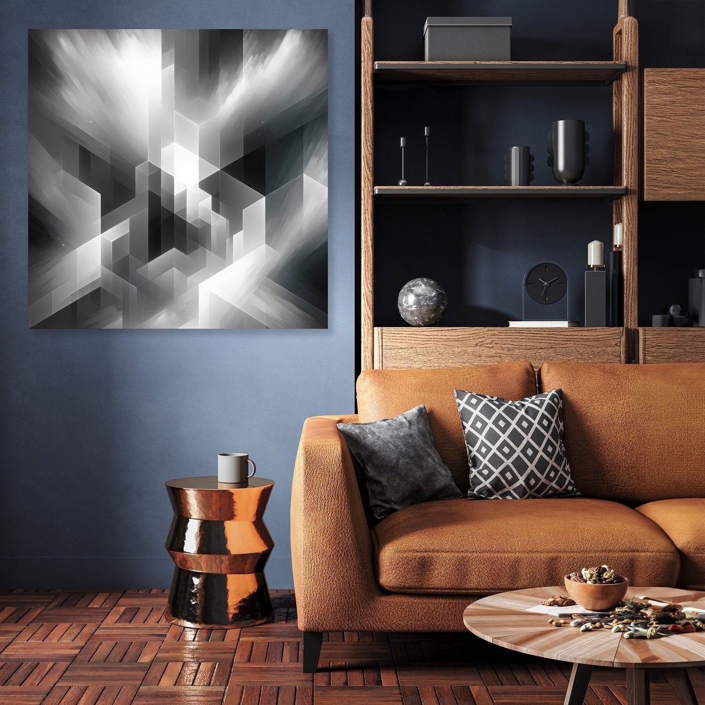 Monochrome Mystique Canvas
