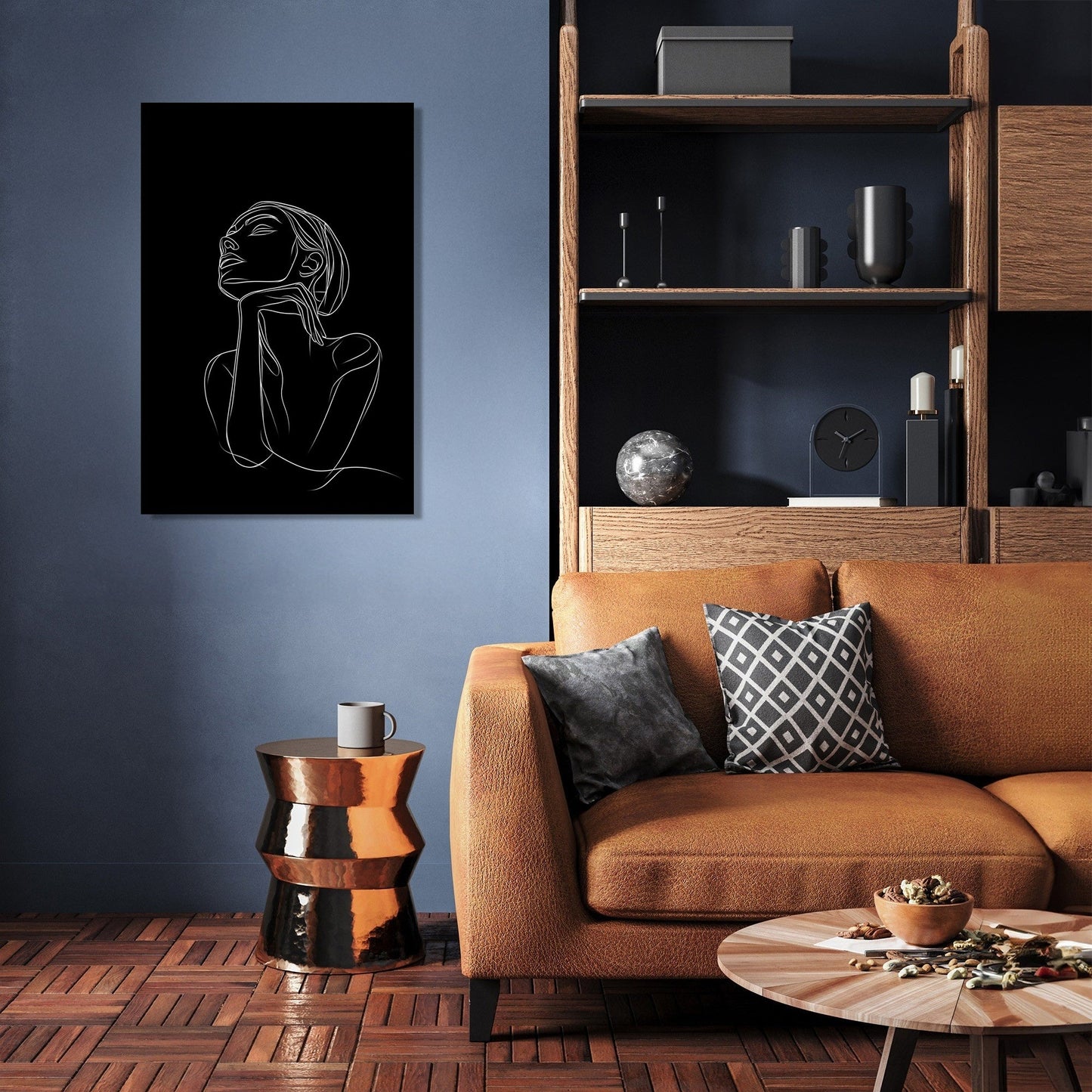 Silhouette Elegance Canvas