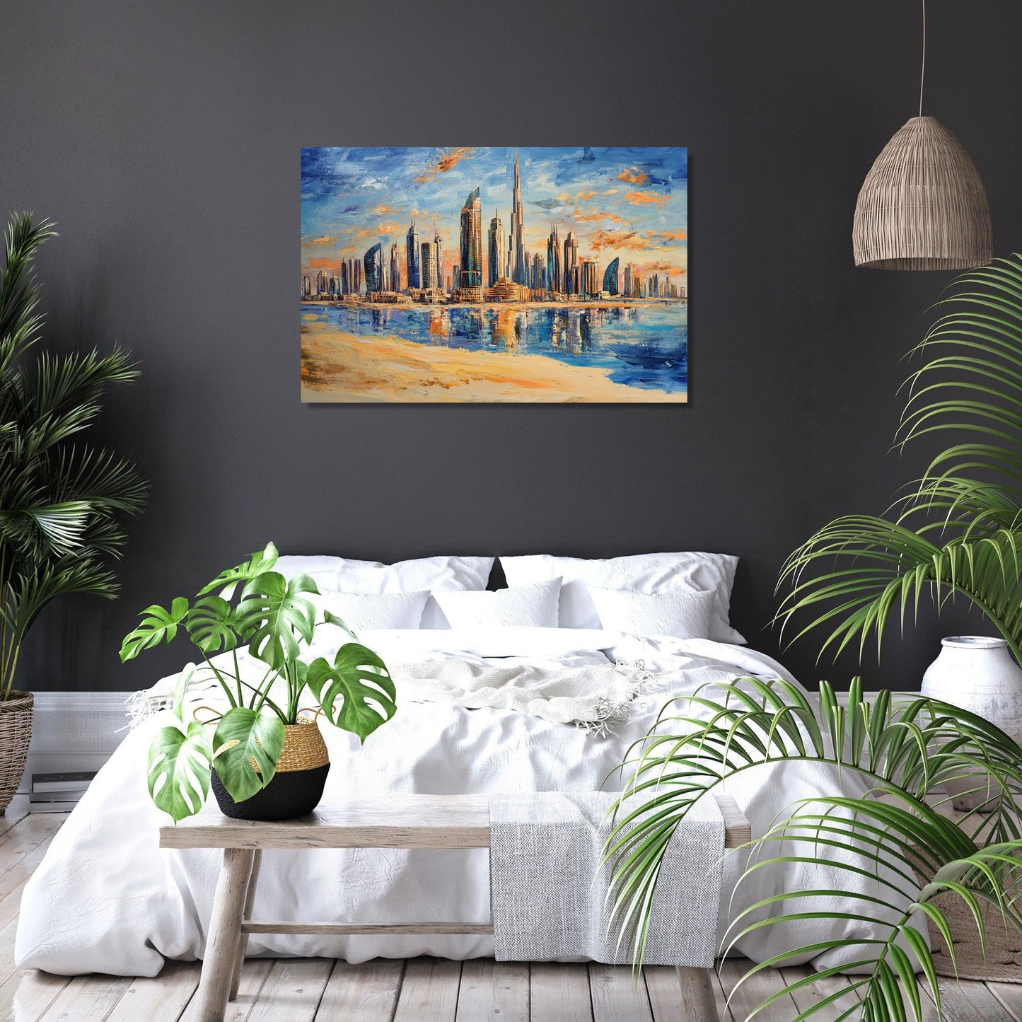 Dubai Skyline Canvas