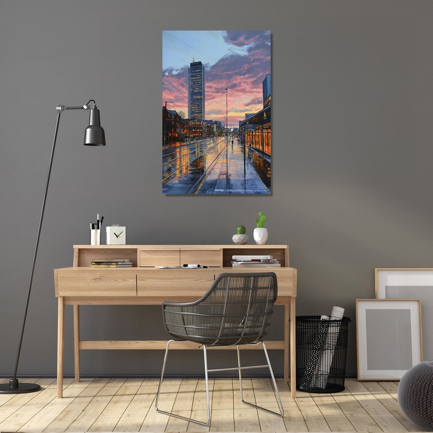 Twilight Towers Canvas