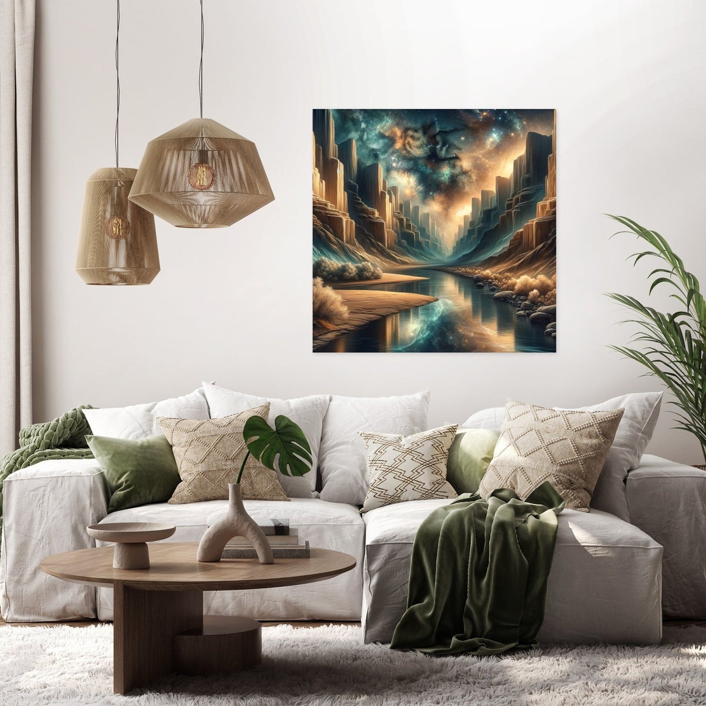 Cosmic Canyon Canvas