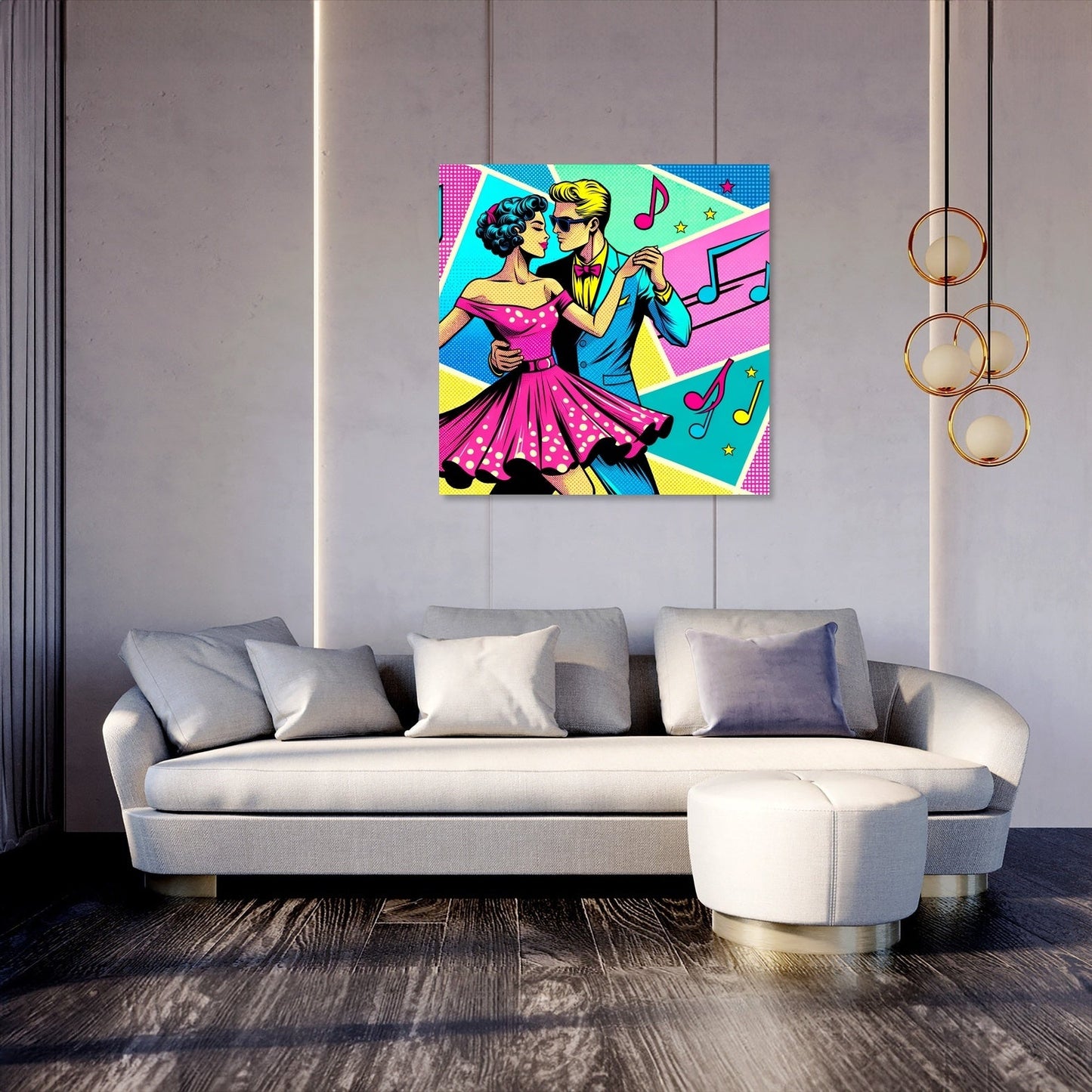 Retro Dance Canvas