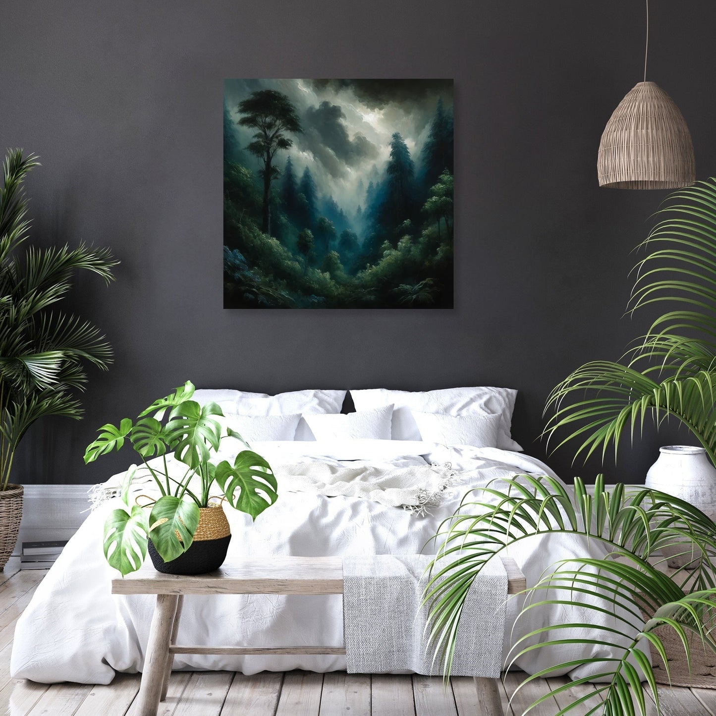 Mystical Cloud Forest Canvas